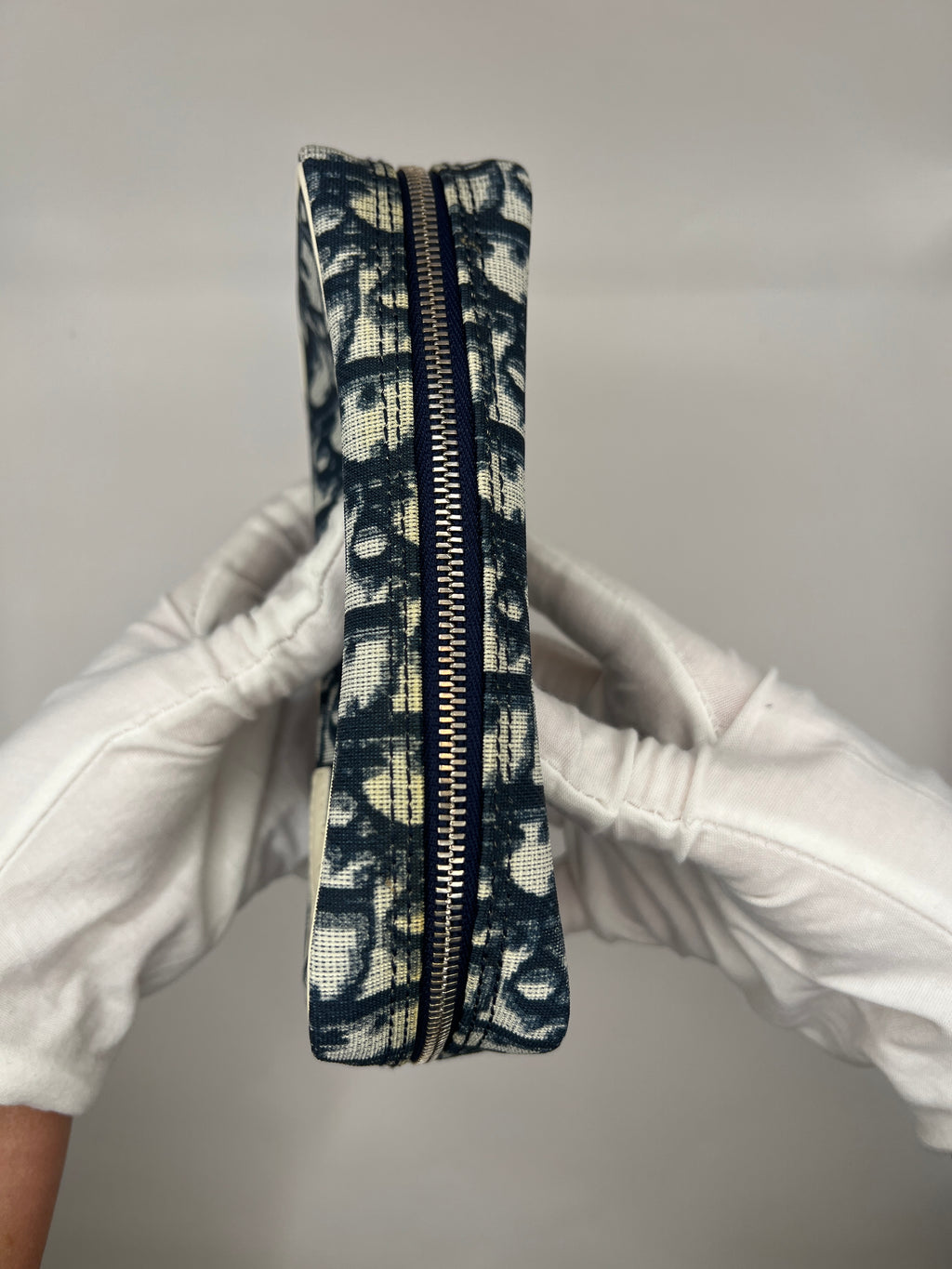 Christian Dior Oblique “1” Pouch Navy