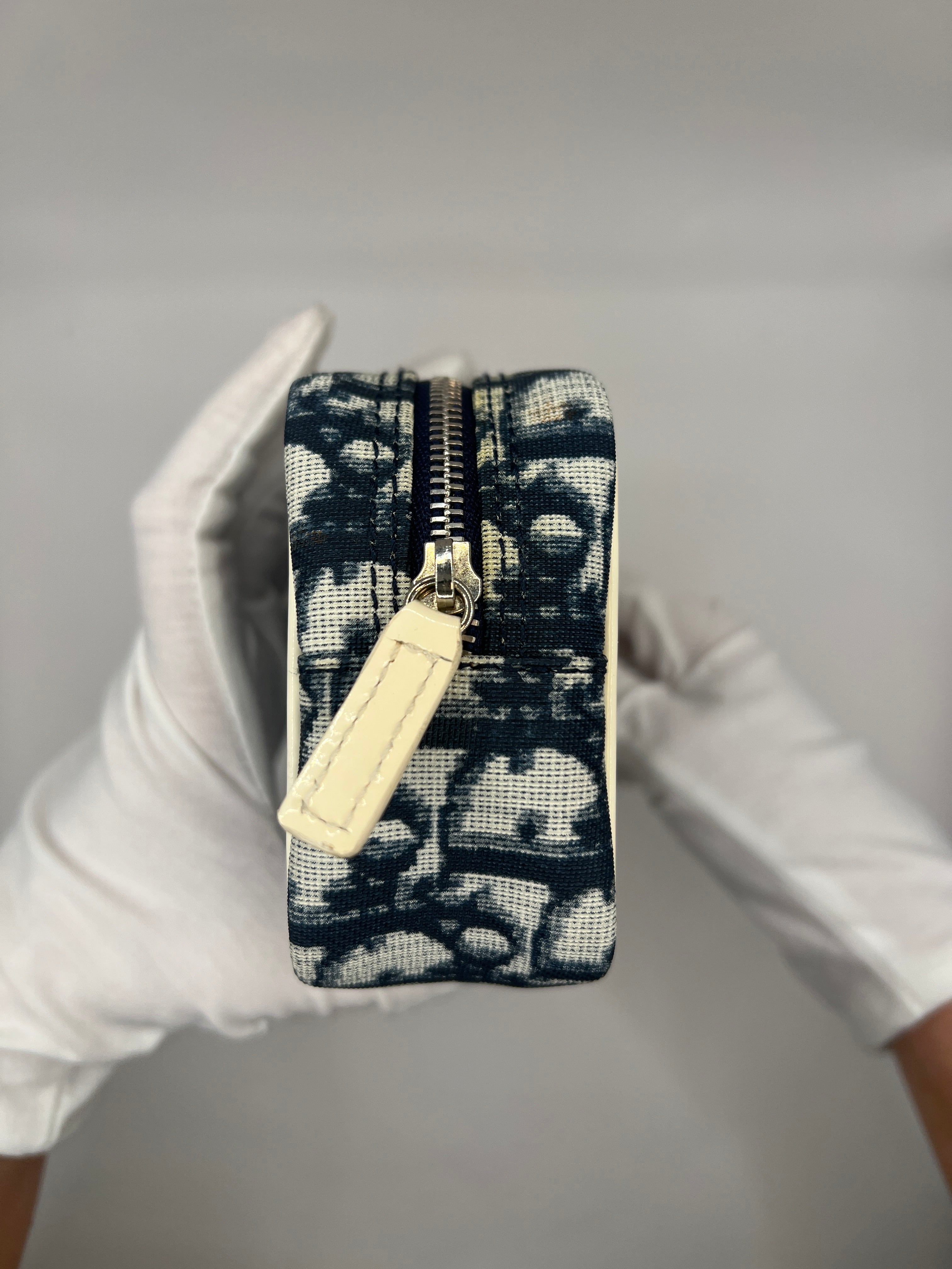 Christian Dior Oblique “1” Pouch Navy