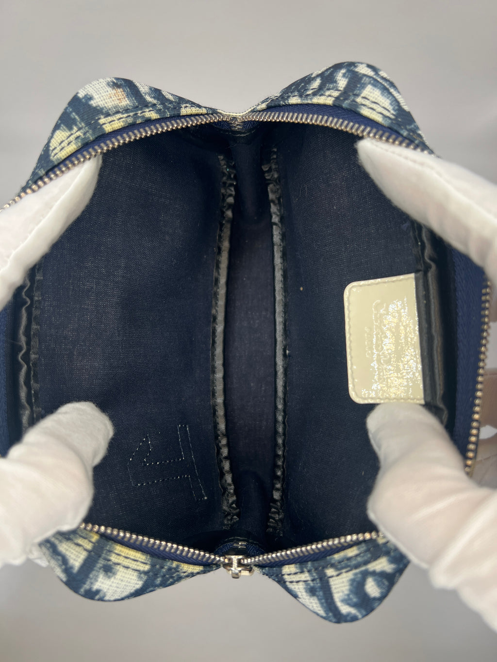 Christian Dior Oblique “1” Pouch Navy