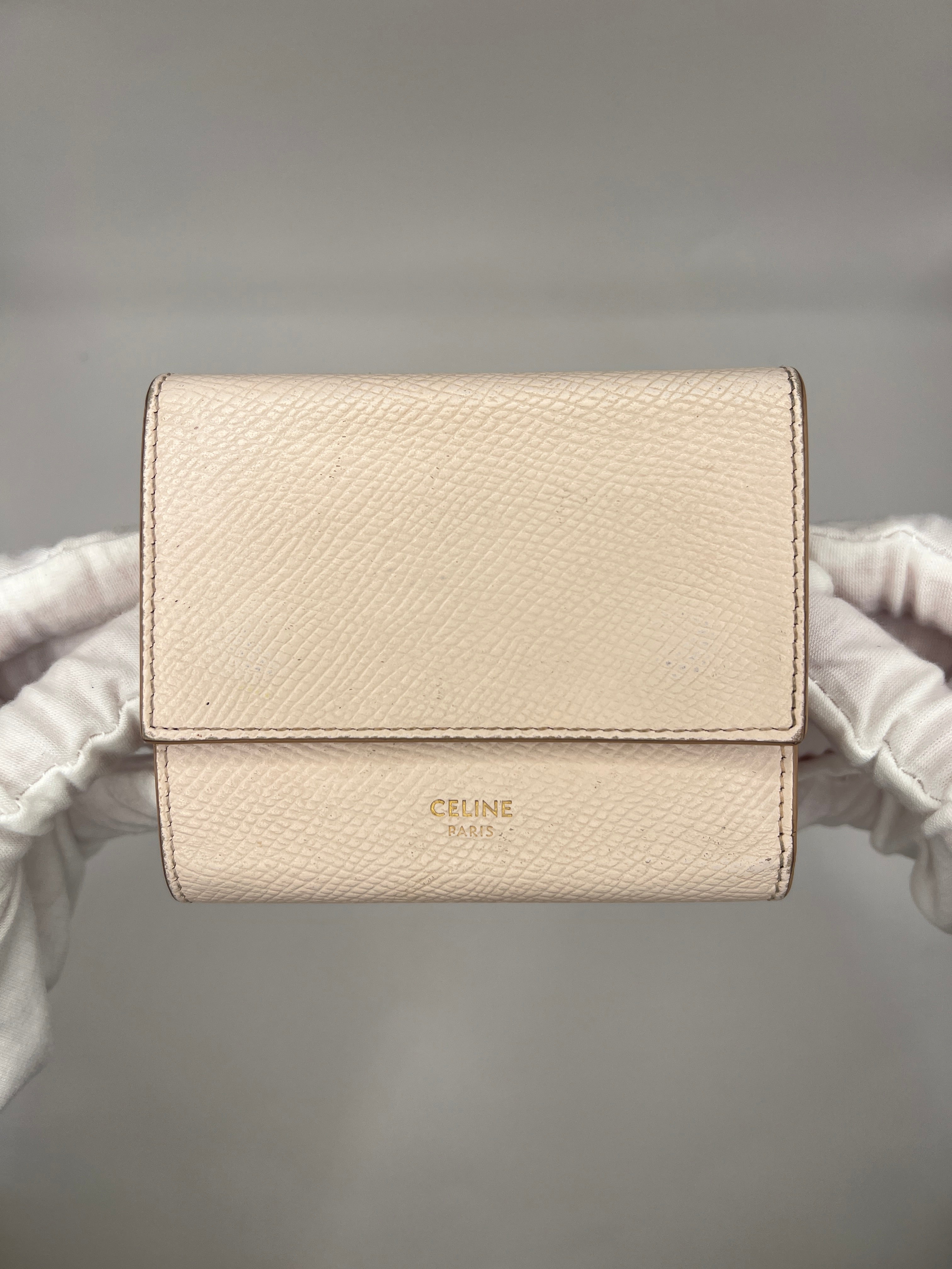 Céline Paris Ballerina Pink Trifold Wallet