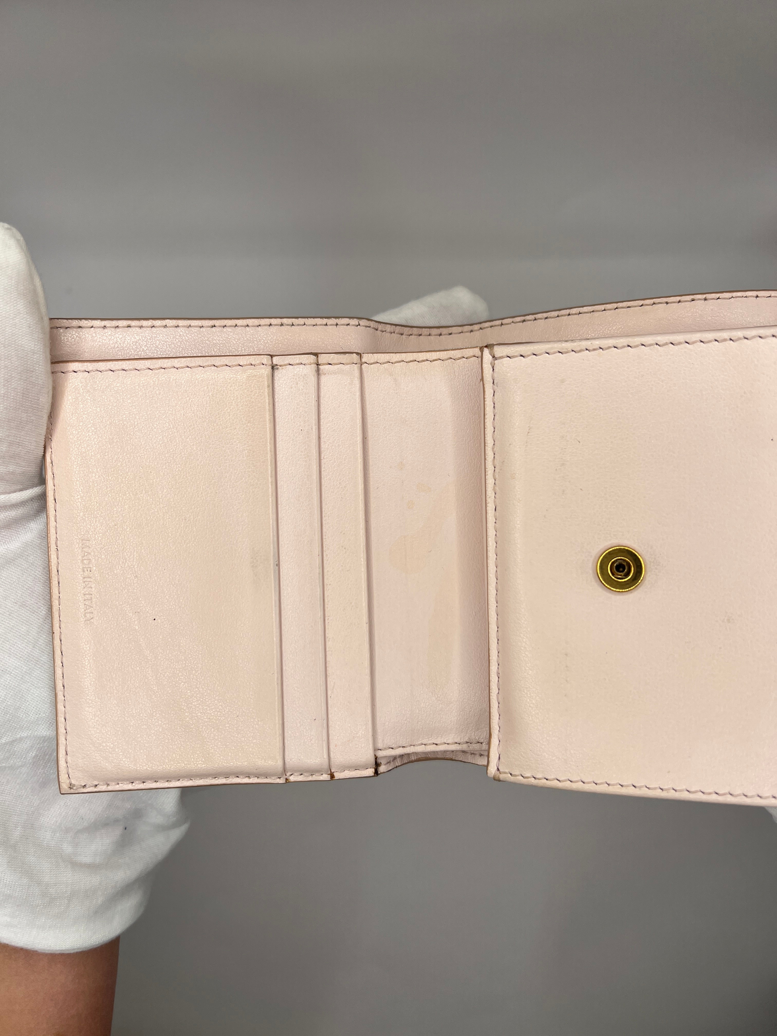 Céline Paris Ballerina Pink Trifold Wallet