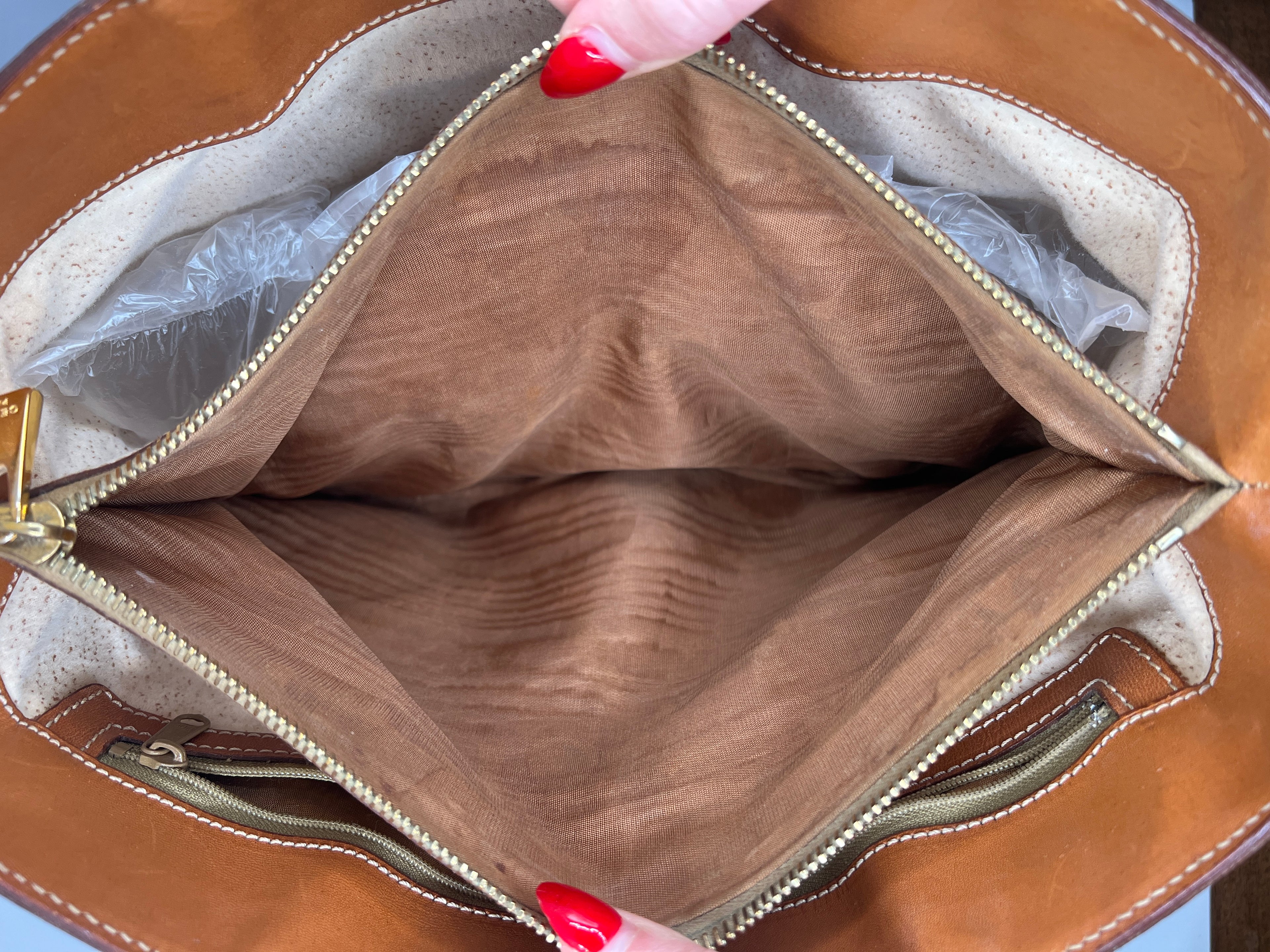 Céline Vintage Macadam Canvas Stripe Tote