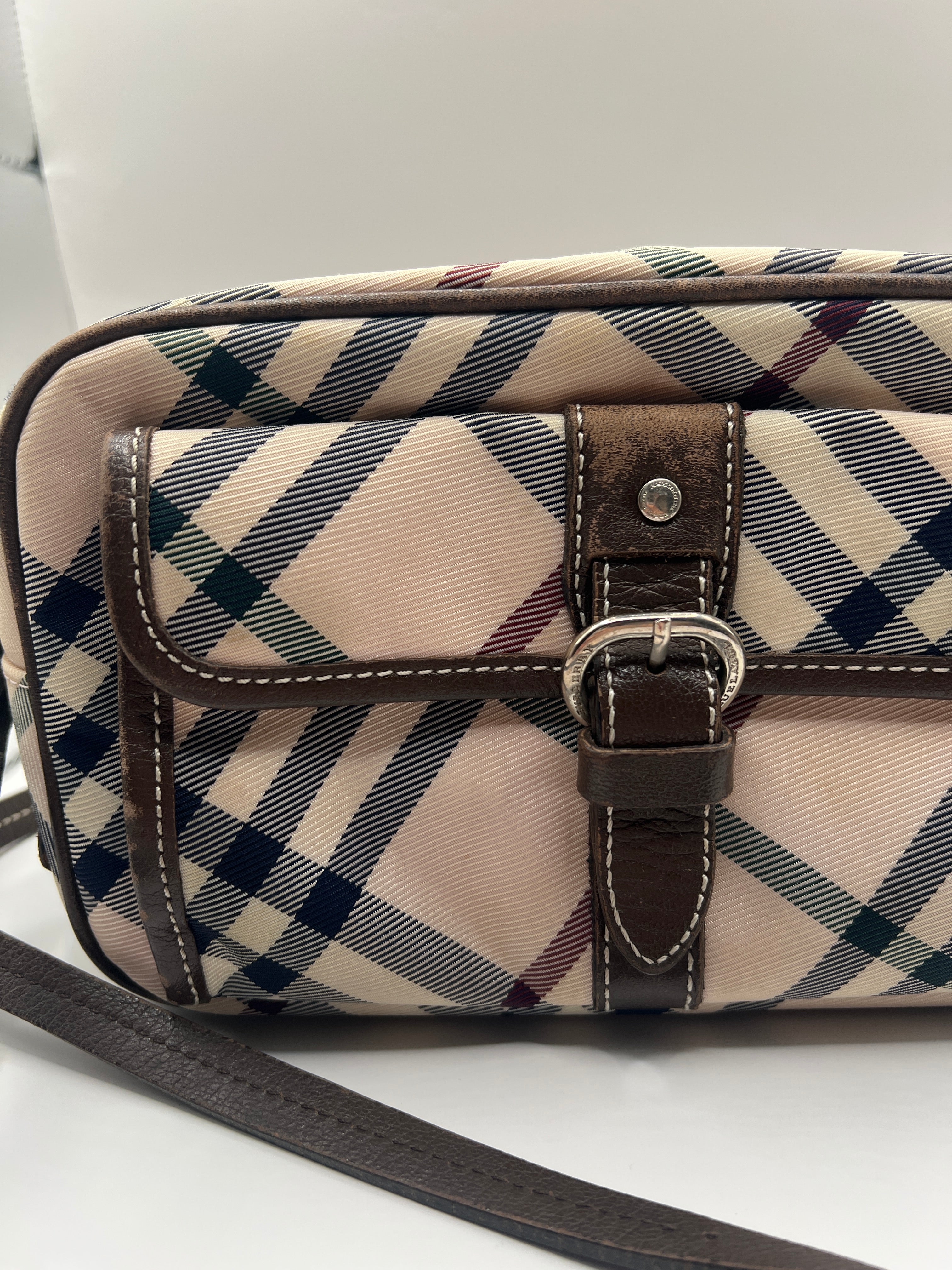 Burberry Blue Label Nova Check Crossbody Bag