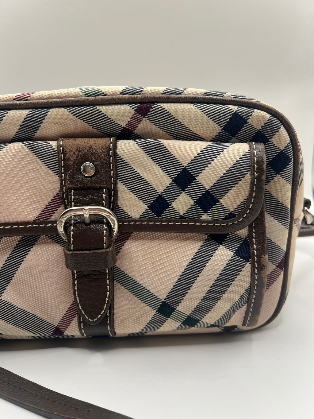 Burberry Blue Label Nova Check Crossbody Bag