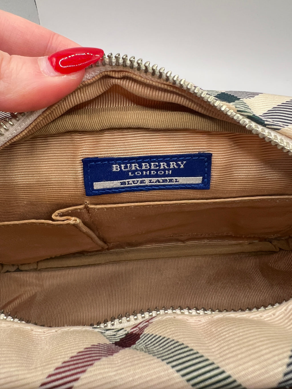 Burberry Blue Label Nova Check Crossbody Bag