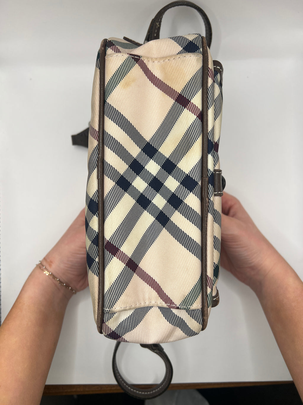 Burberry Blue Label Nova Check Crossbody Bag