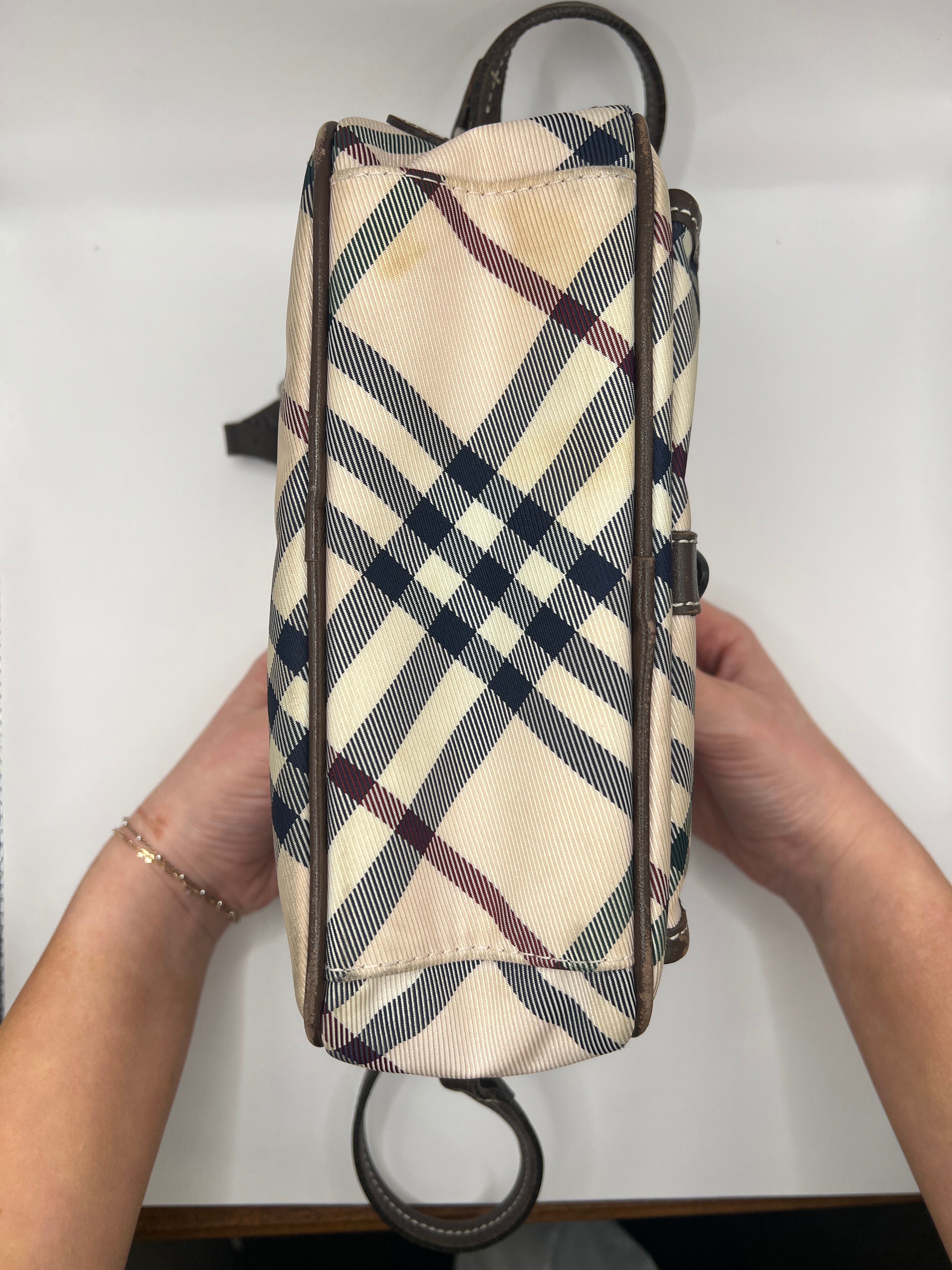 Burberry Blue Label Nova Check Crossbody Bag