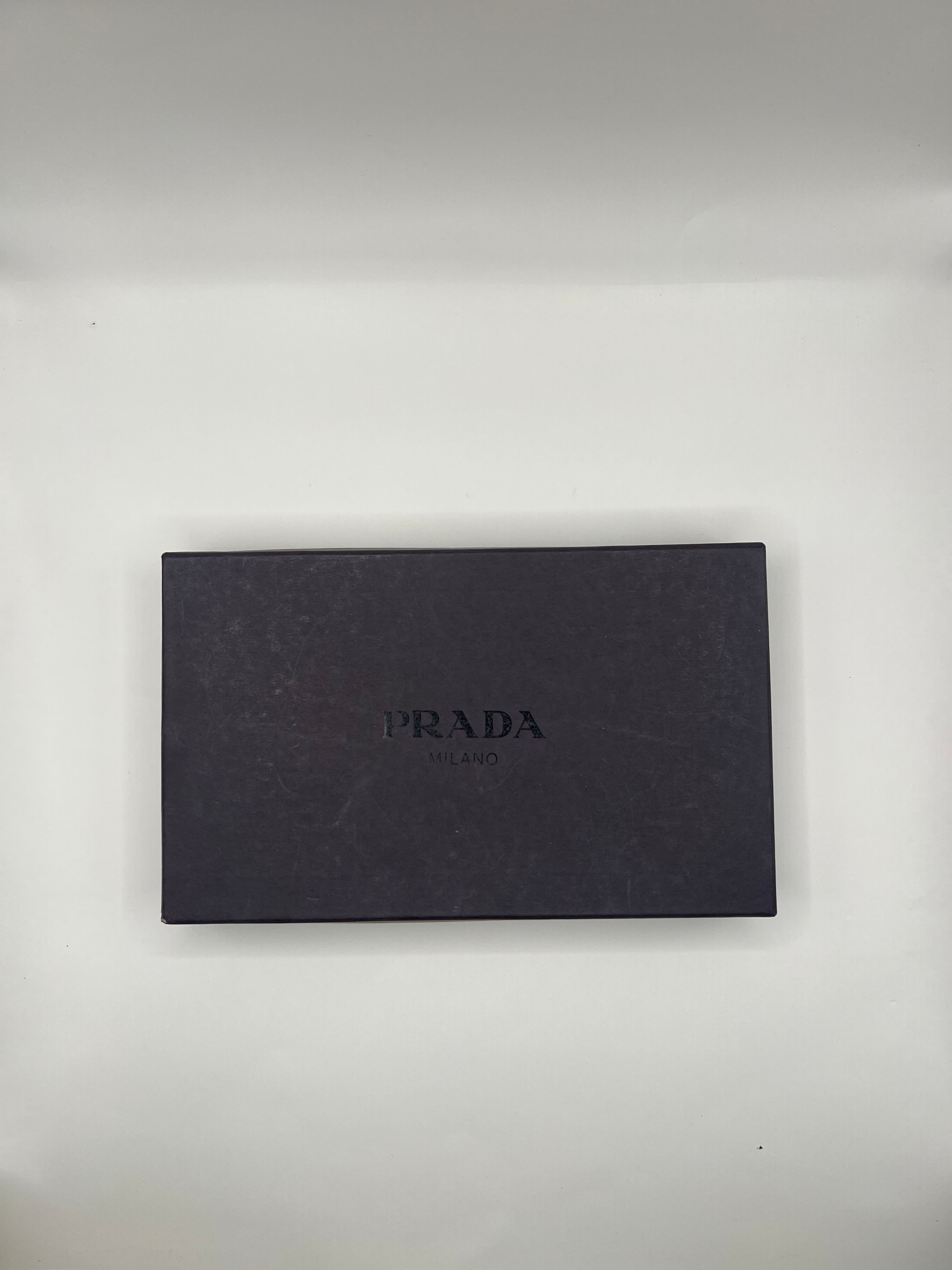 Prada Black Nylon Chain Wallet