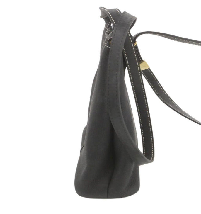 Black Burberry Leather Shoulder Bag