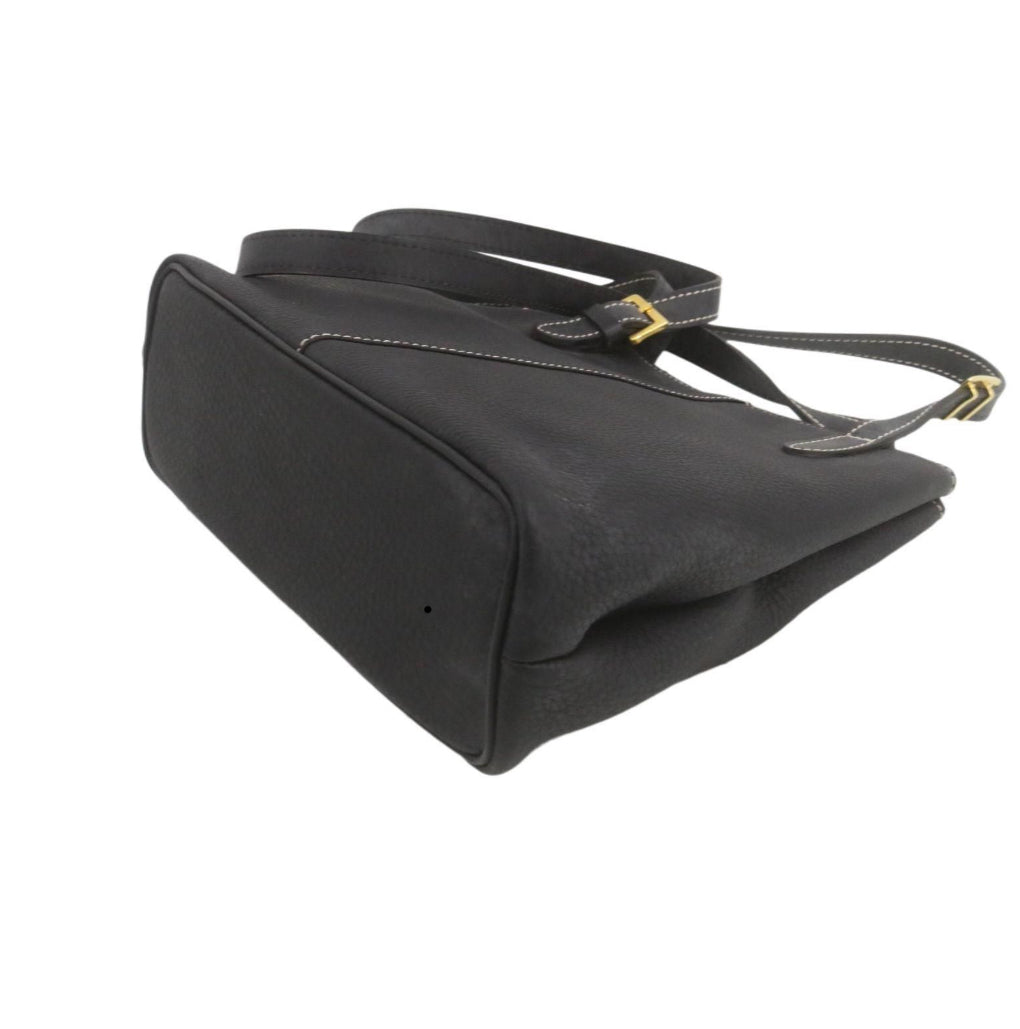 Black Burberry Leather Shoulder Bag