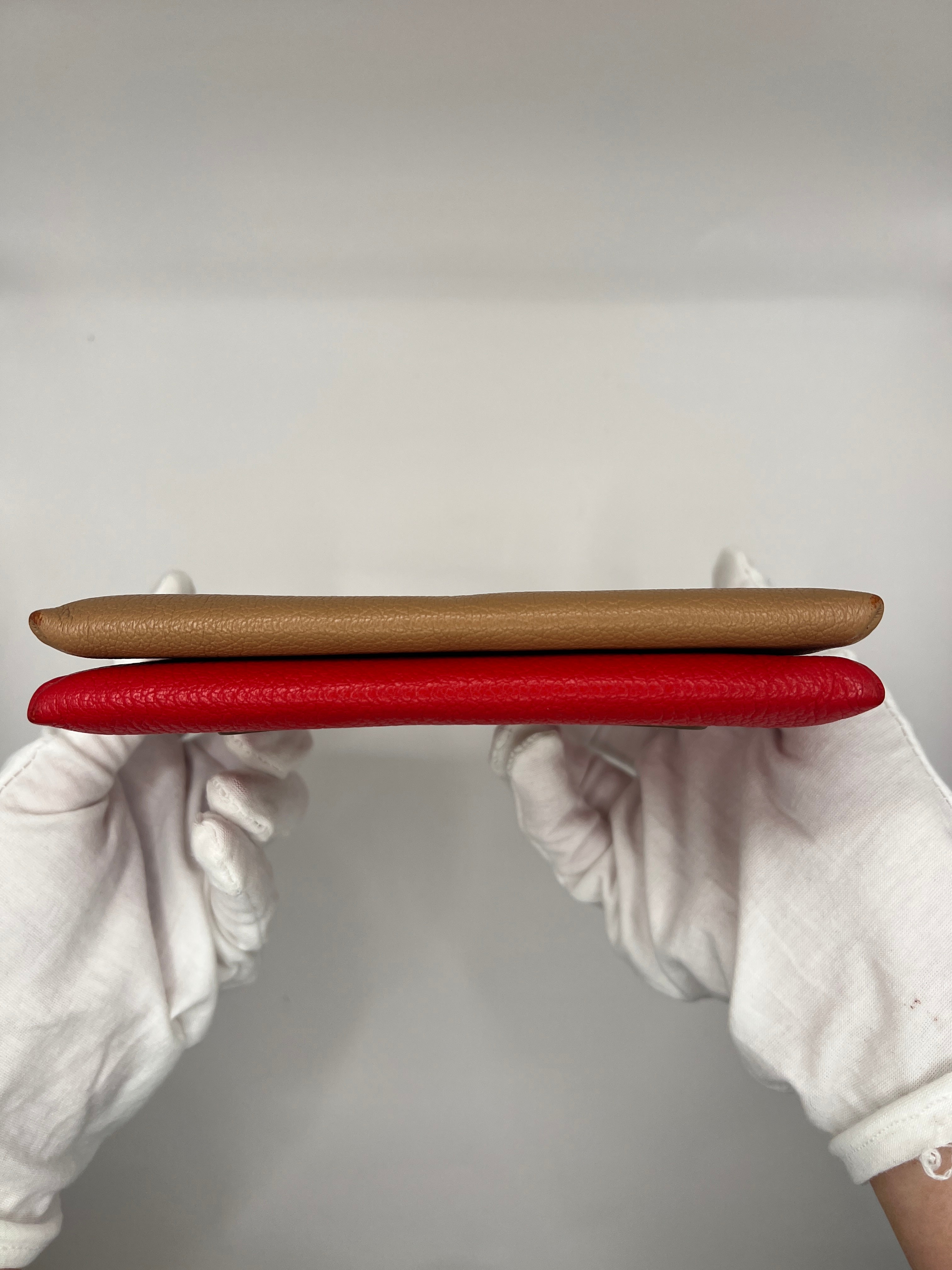 Givenchy Leather Two-Tone Pouch Wrislet