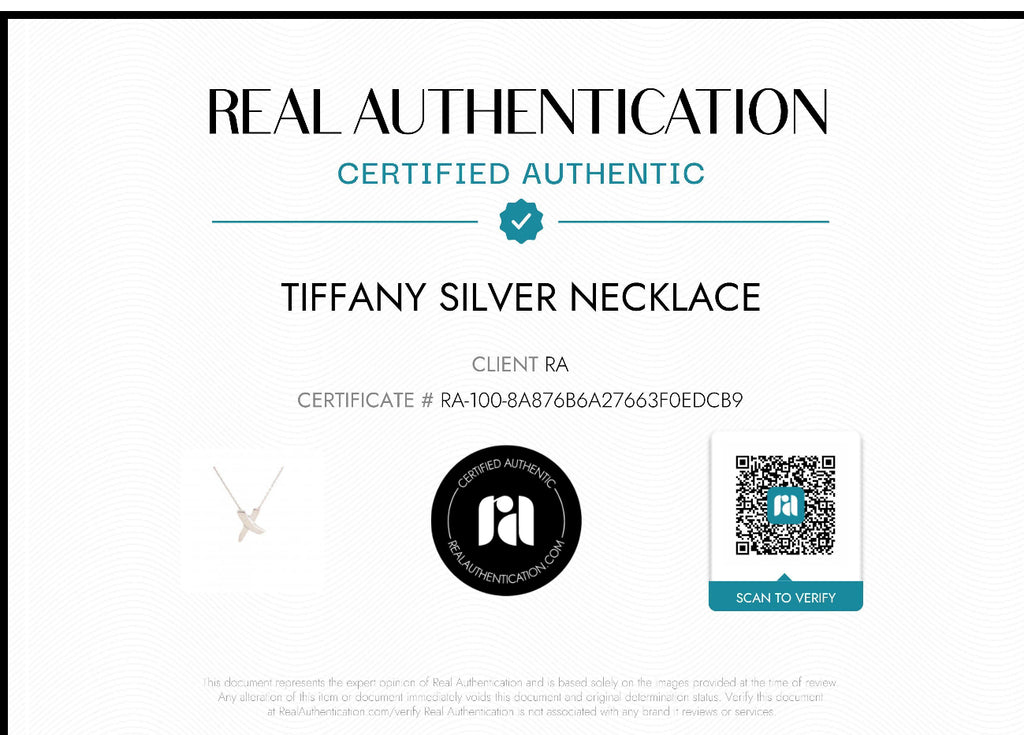 Tiffany's Paloma's Graffiti X Necklace