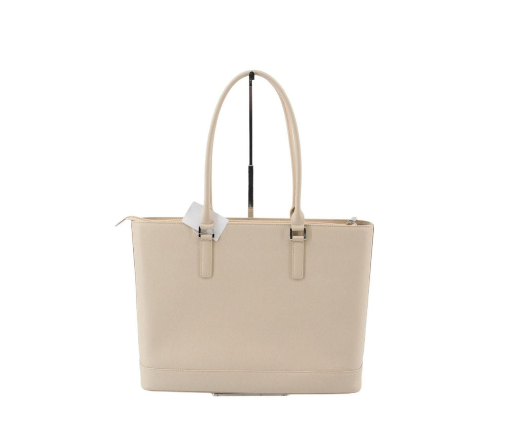 Burberry Beige Leather Tote Bag