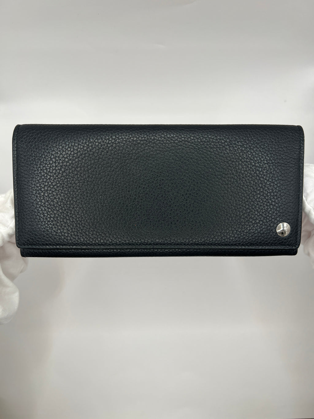 Dunhill Pebbled Leather Long Wallet