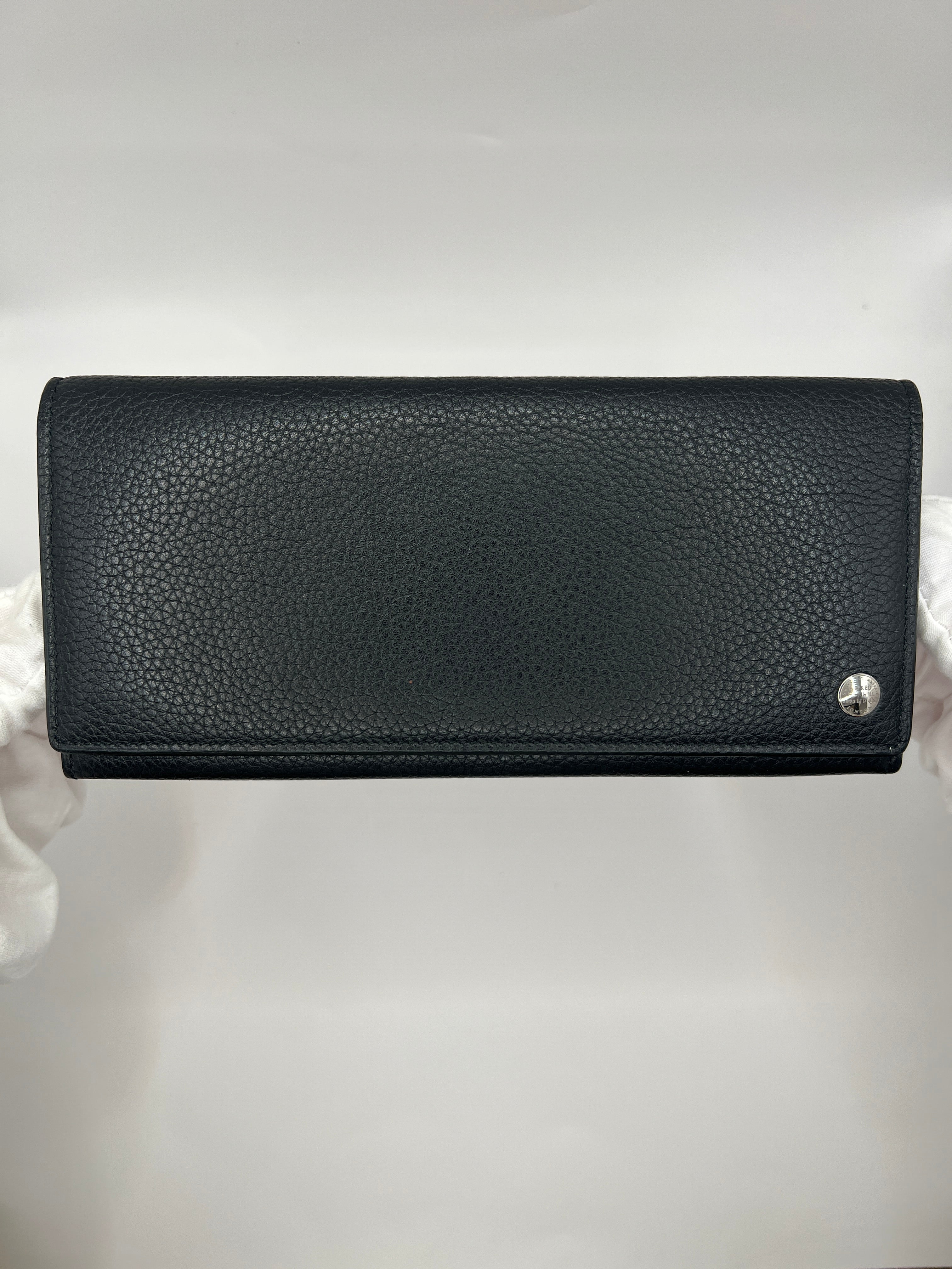 Dunhill Pebbled Leather Long Wallet