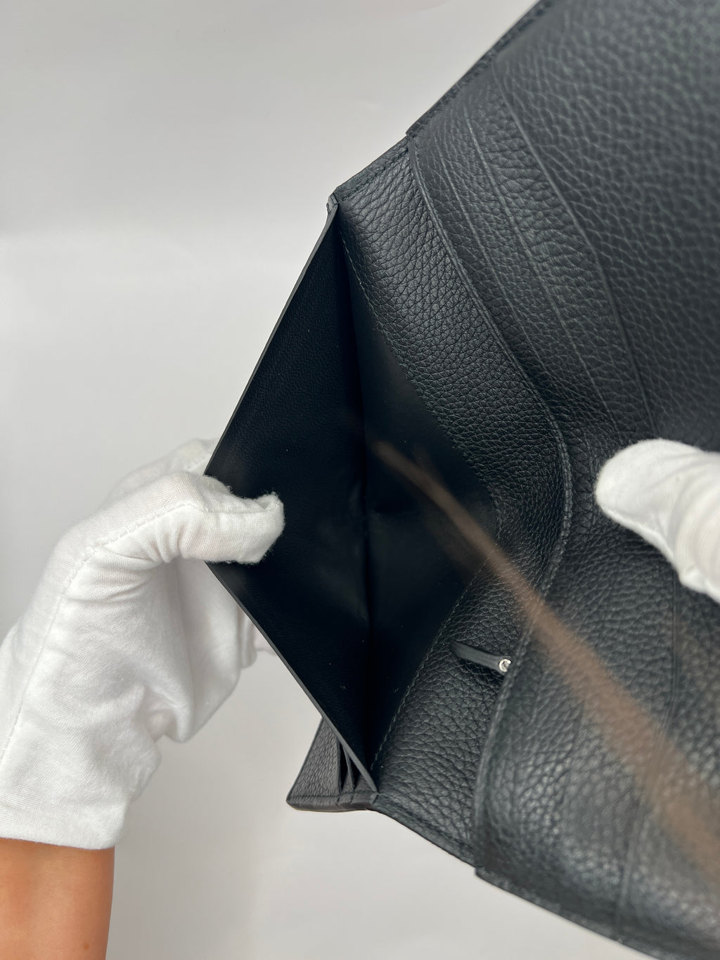 Dunhill Pebbled Leather Long Wallet