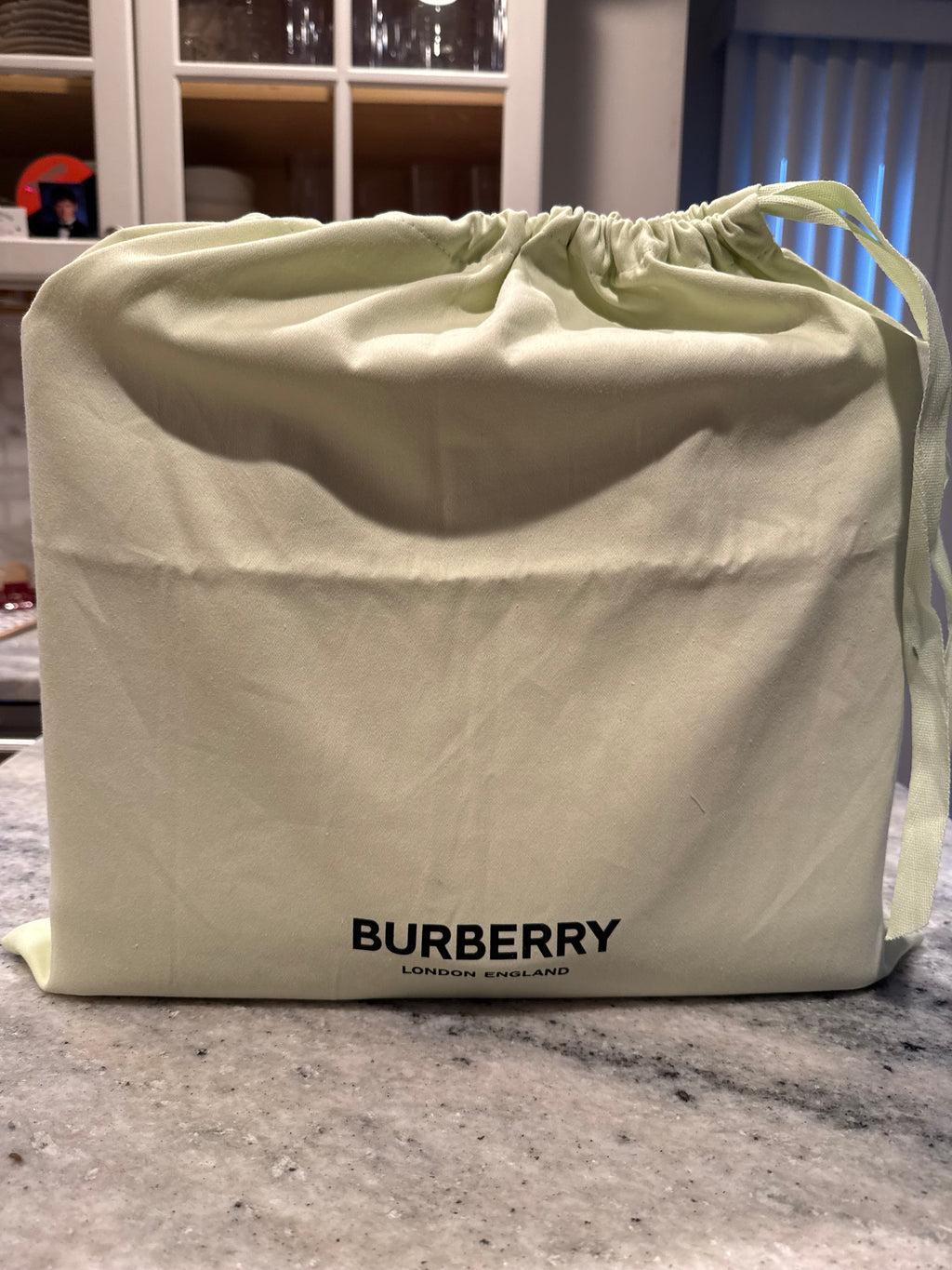 Burberry Beige Leather Tote Bag