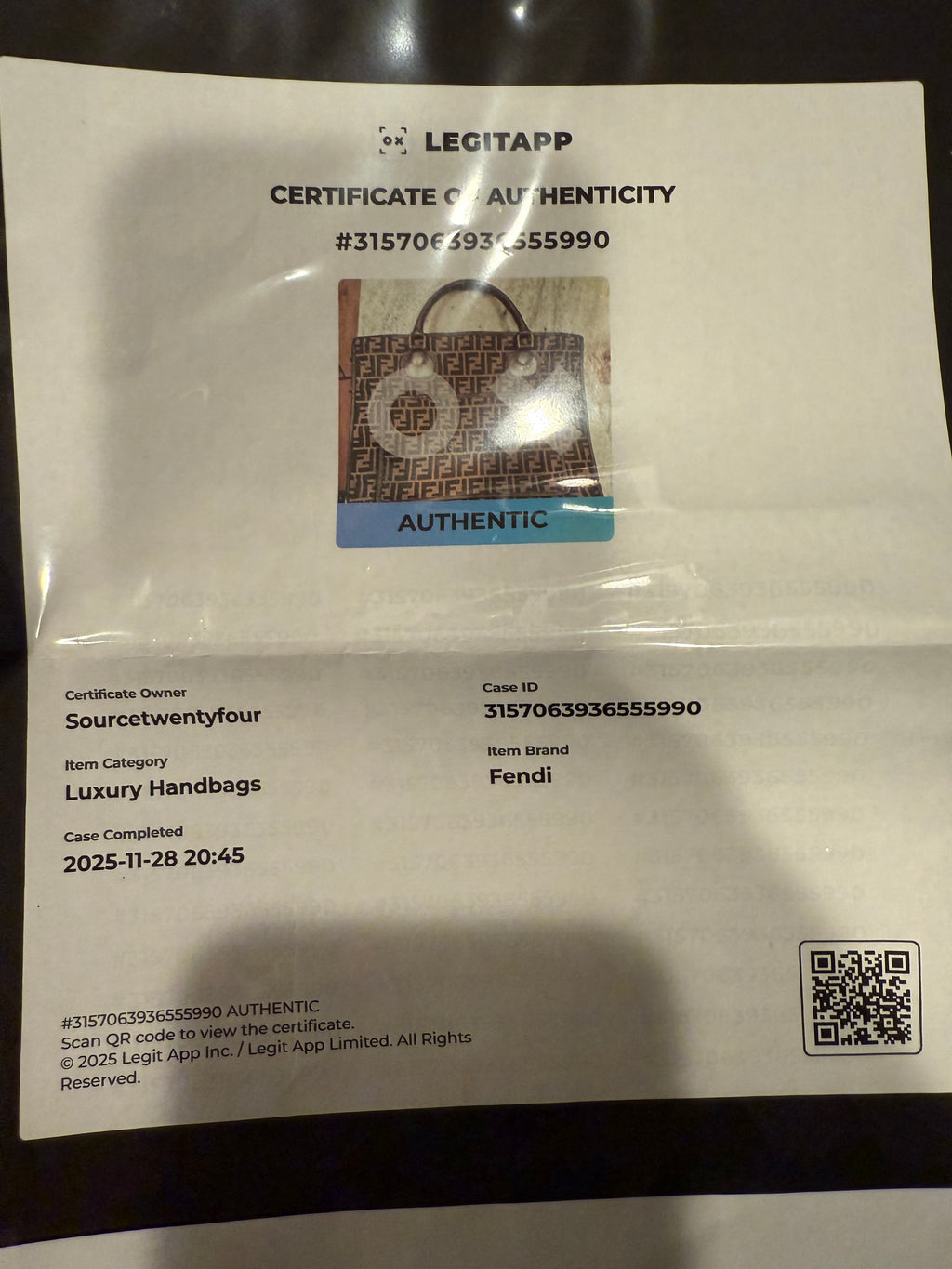 Fendi Zucca Canvas Tote – Brown FF Monogram