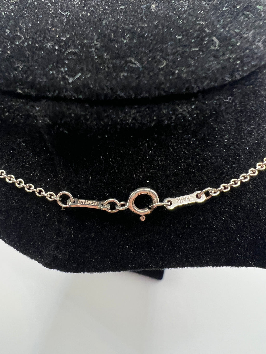 Tiffany & Co. Elsa Peretti Open Heart Necklace in Sterling Silver (18”)