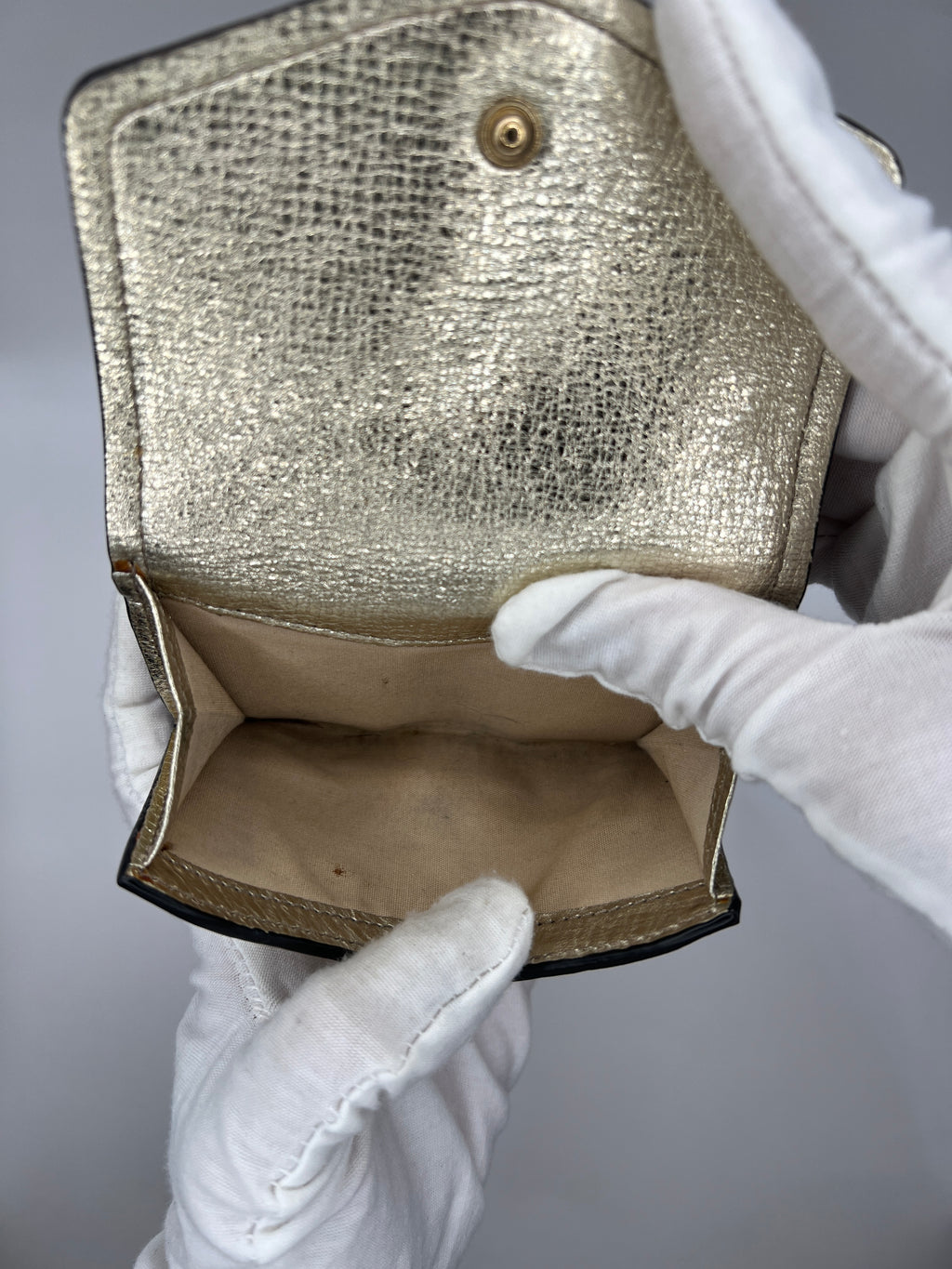 Chloe Mini Aby Wallet Light Gold