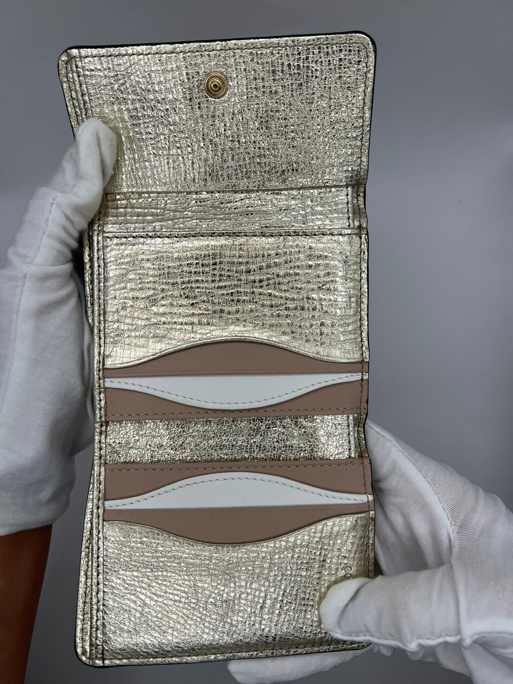 Chloe Mini Aby Wallet Light Gold