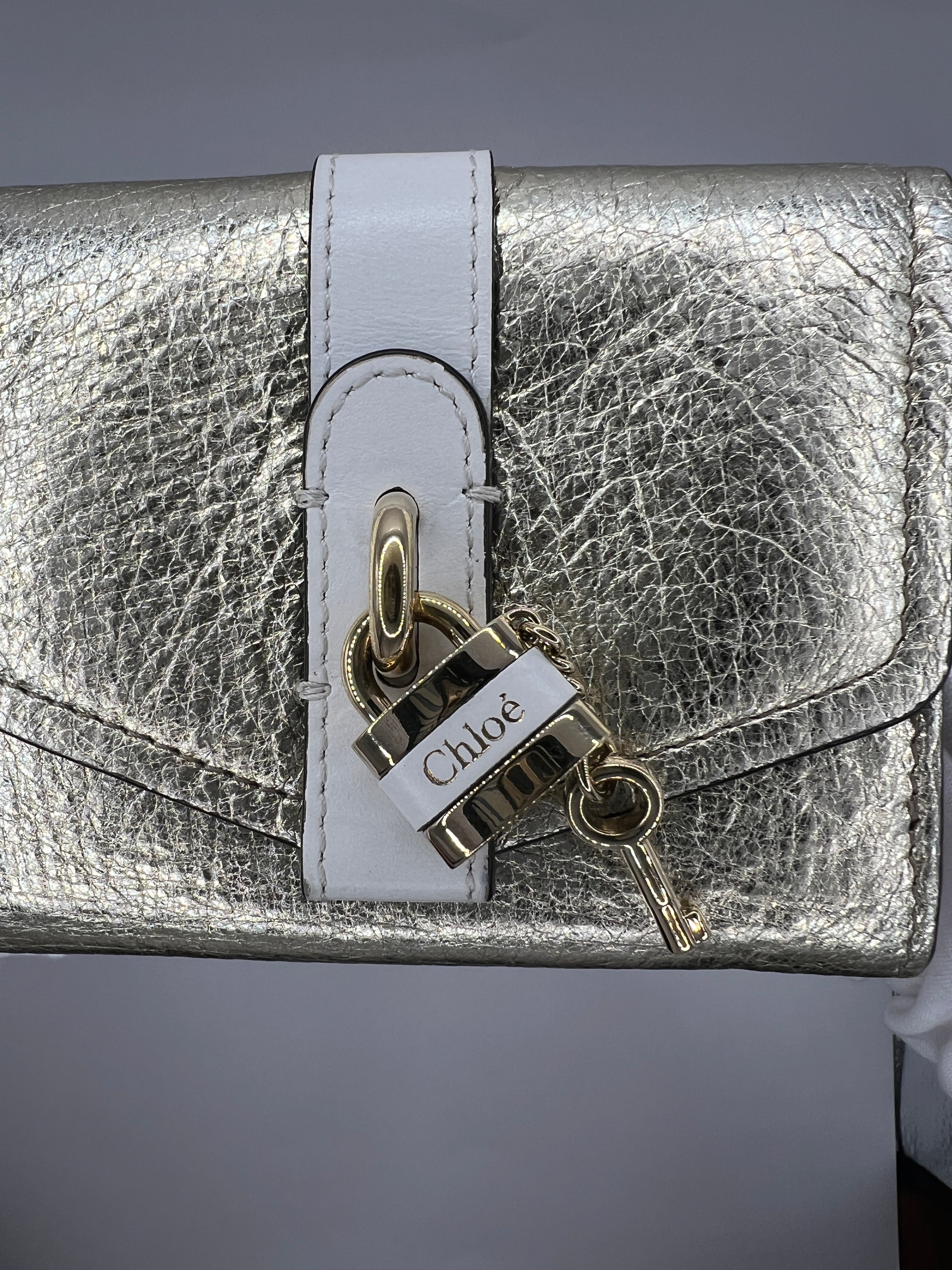 Chloe Mini Aby Wallet Light Gold