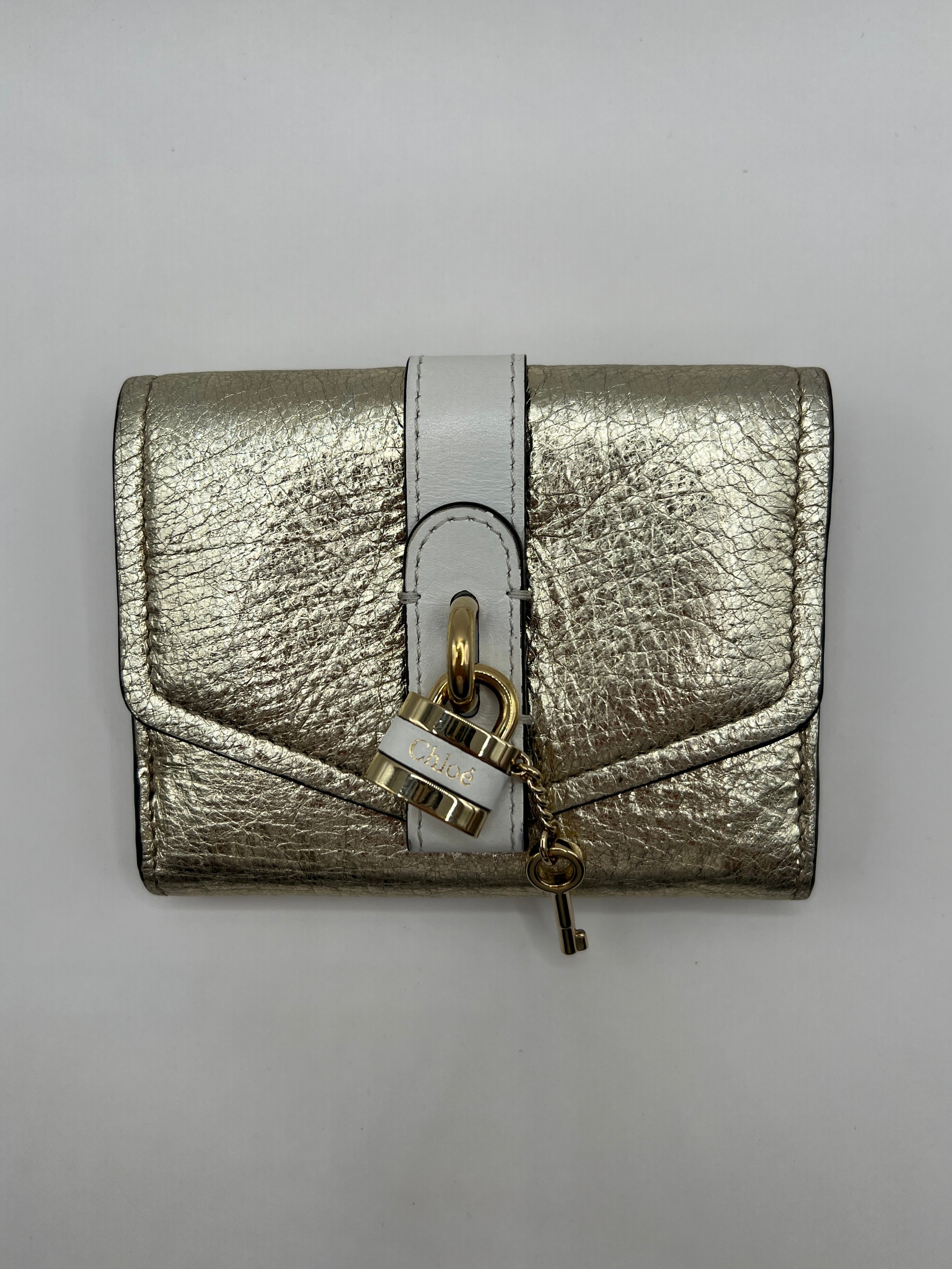 Chloe Mini Aby Wallet Light Gold