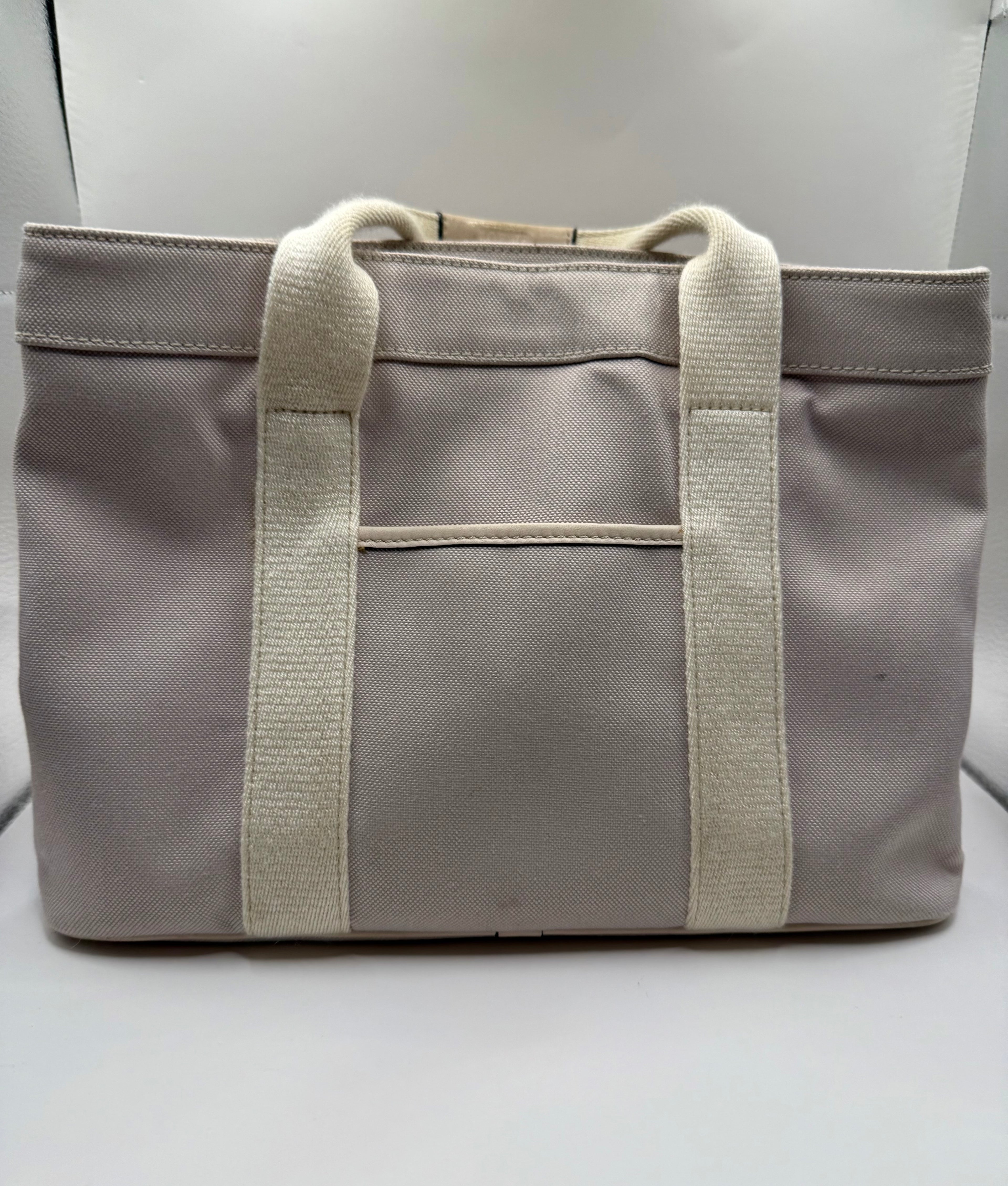 Loewe Light Grey Canvas Tote Bag