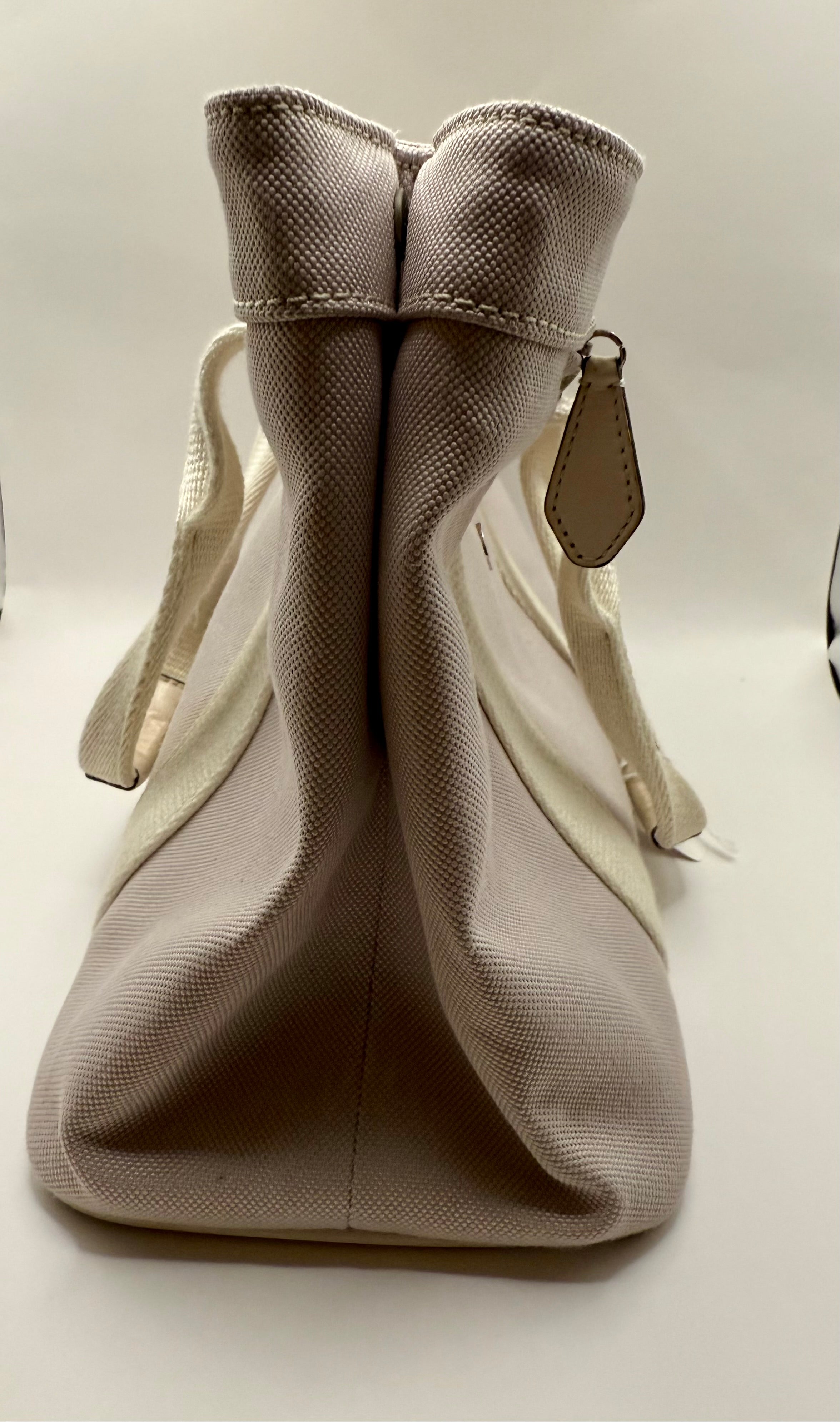 Loewe Light Grey Canvas Tote Bag