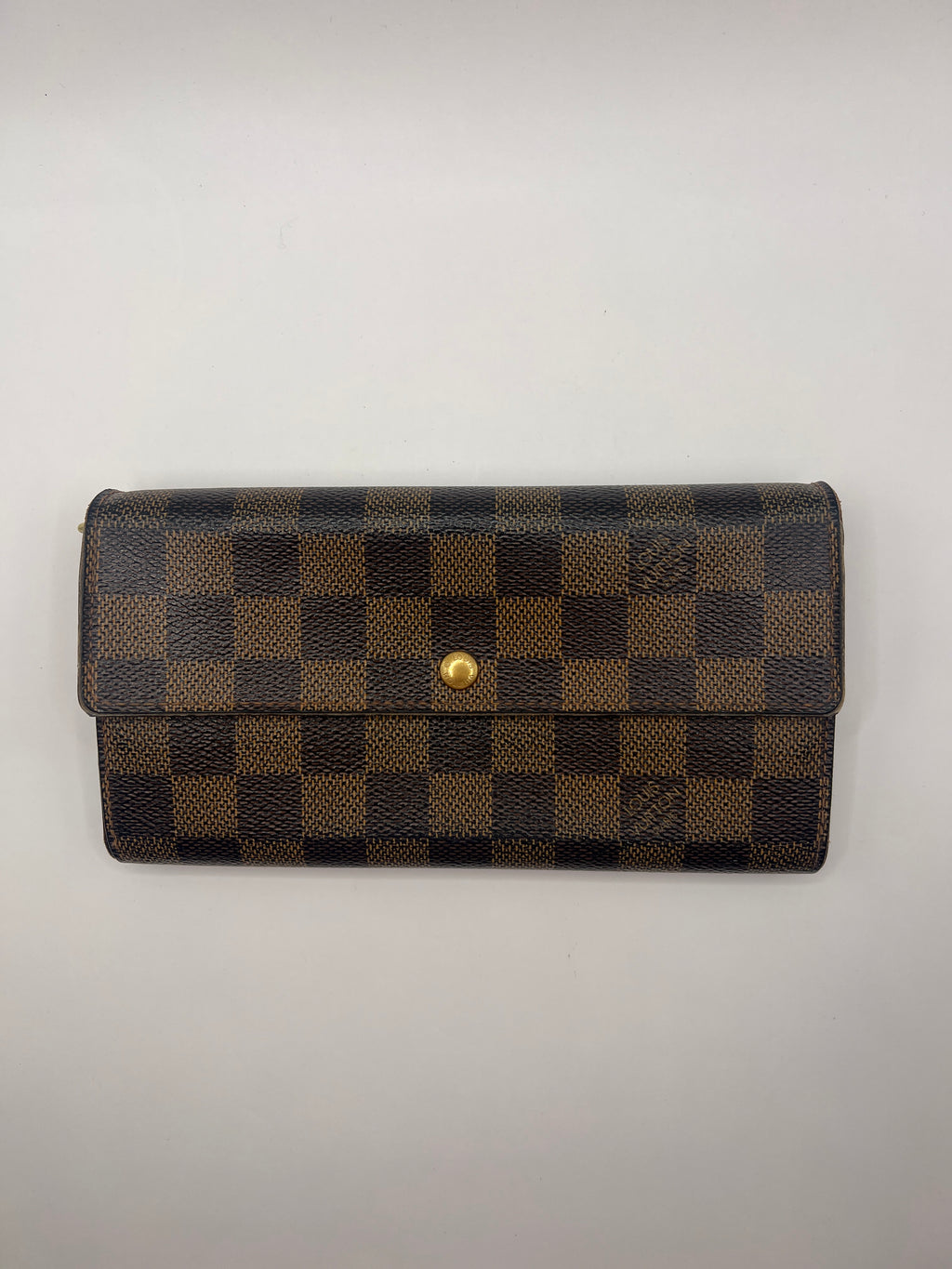 Louis Vuitton Damier Ebene Sarah Wallet