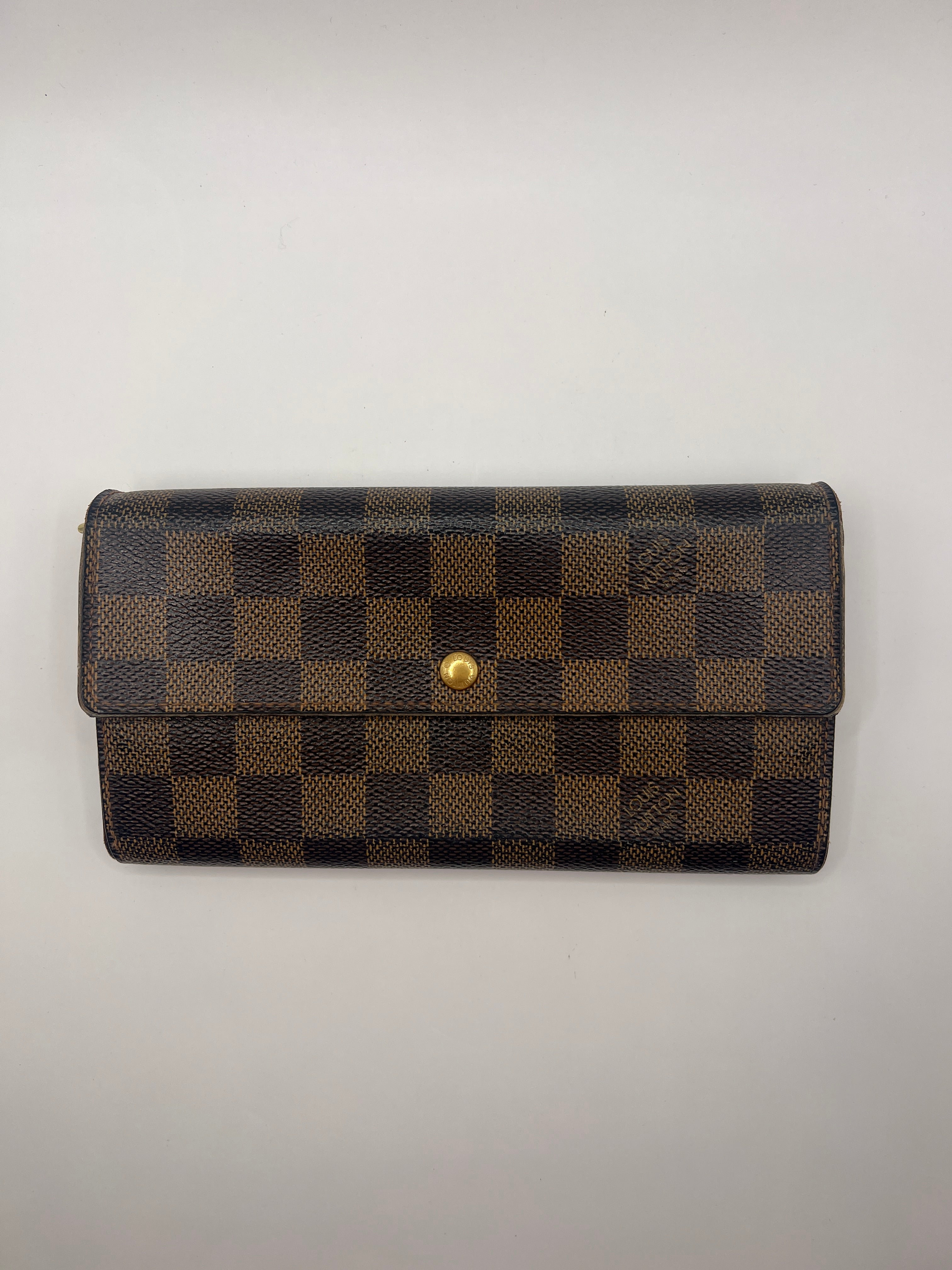 Louis Vuitton Damier Ebene Sarah Wallet