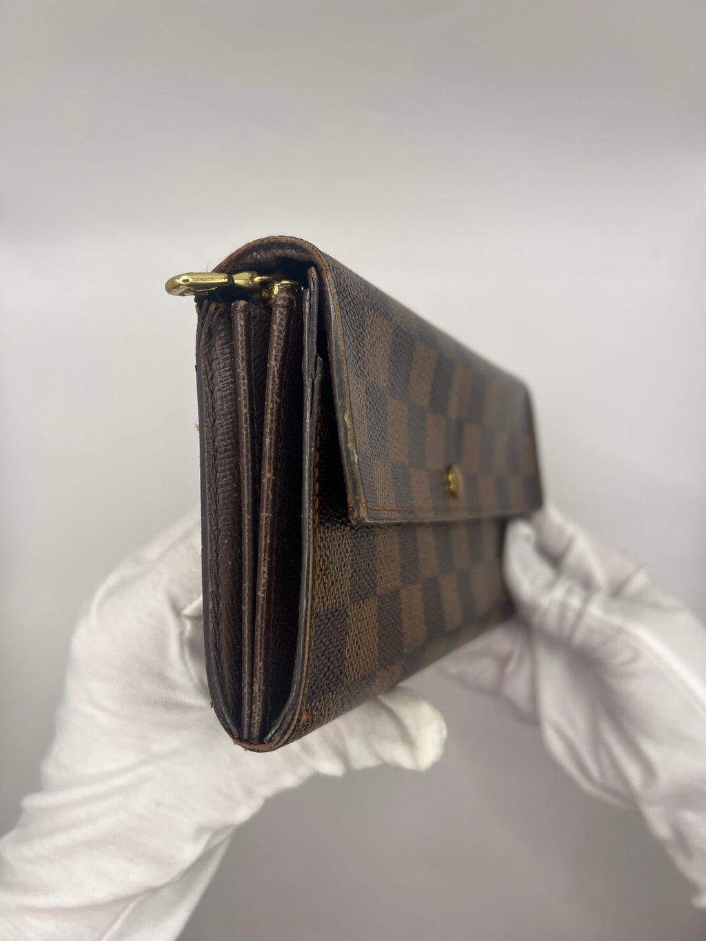 Louis Vuitton Damier Ebene Sarah Wallet