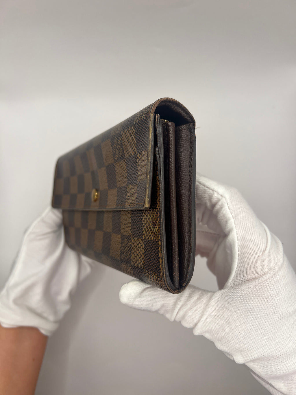 Louis Vuitton Damier Ebene Sarah Wallet