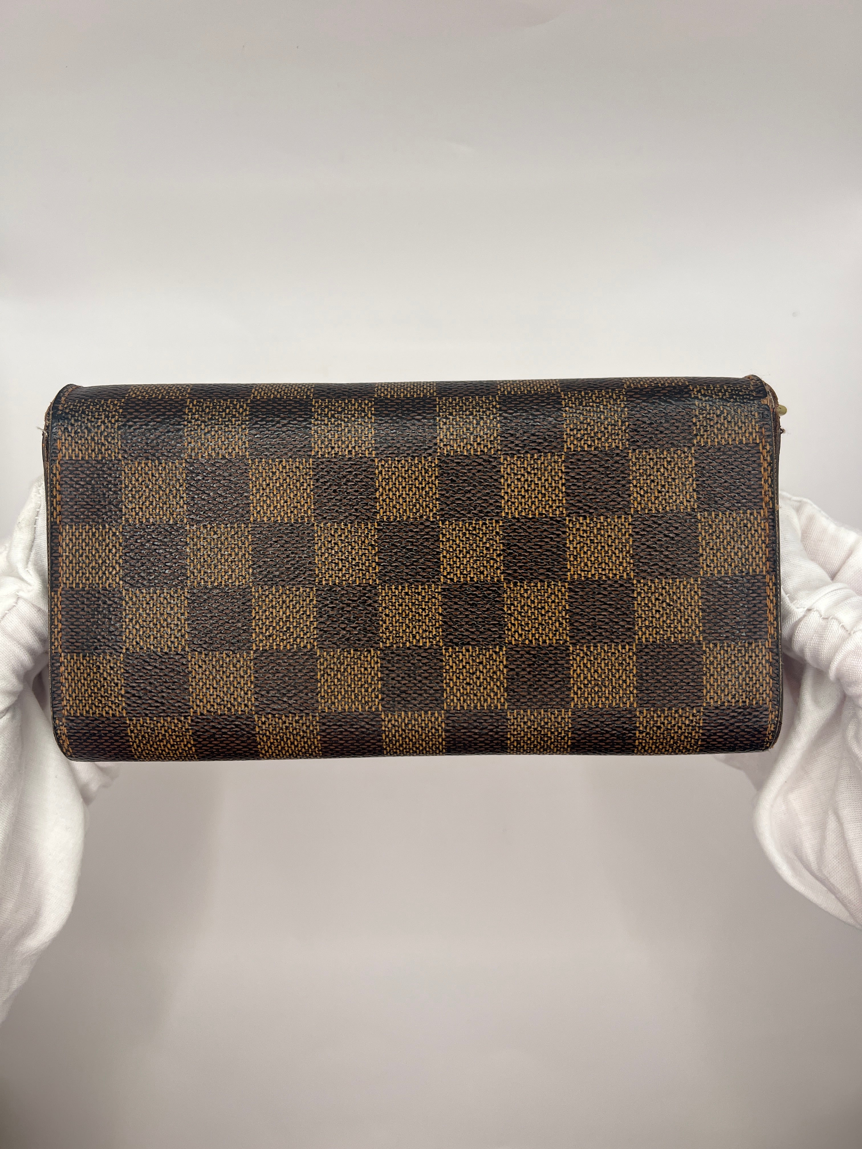 Louis Vuitton Damier Ebene Sarah Wallet