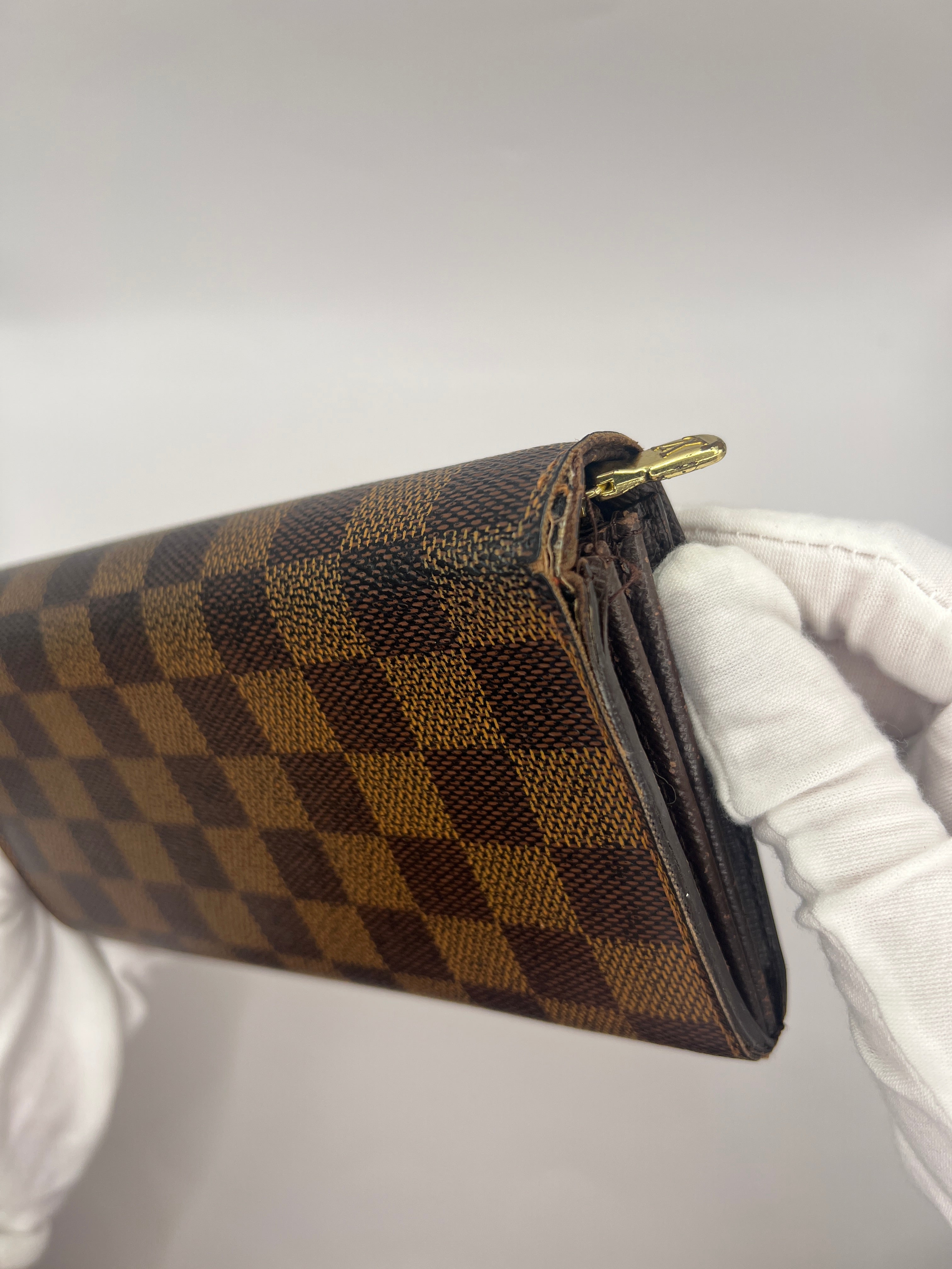 Louis Vuitton Damier Ebene Sarah Wallet