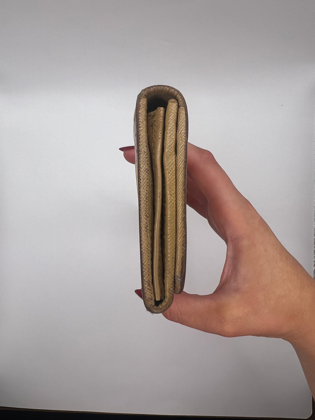 Prada Perforated Saffiano Leather Continental Wallet