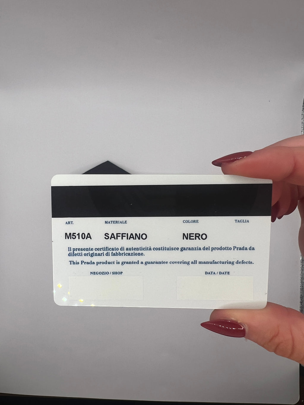 Prada Perforated Saffiano Leather Continental Wallet