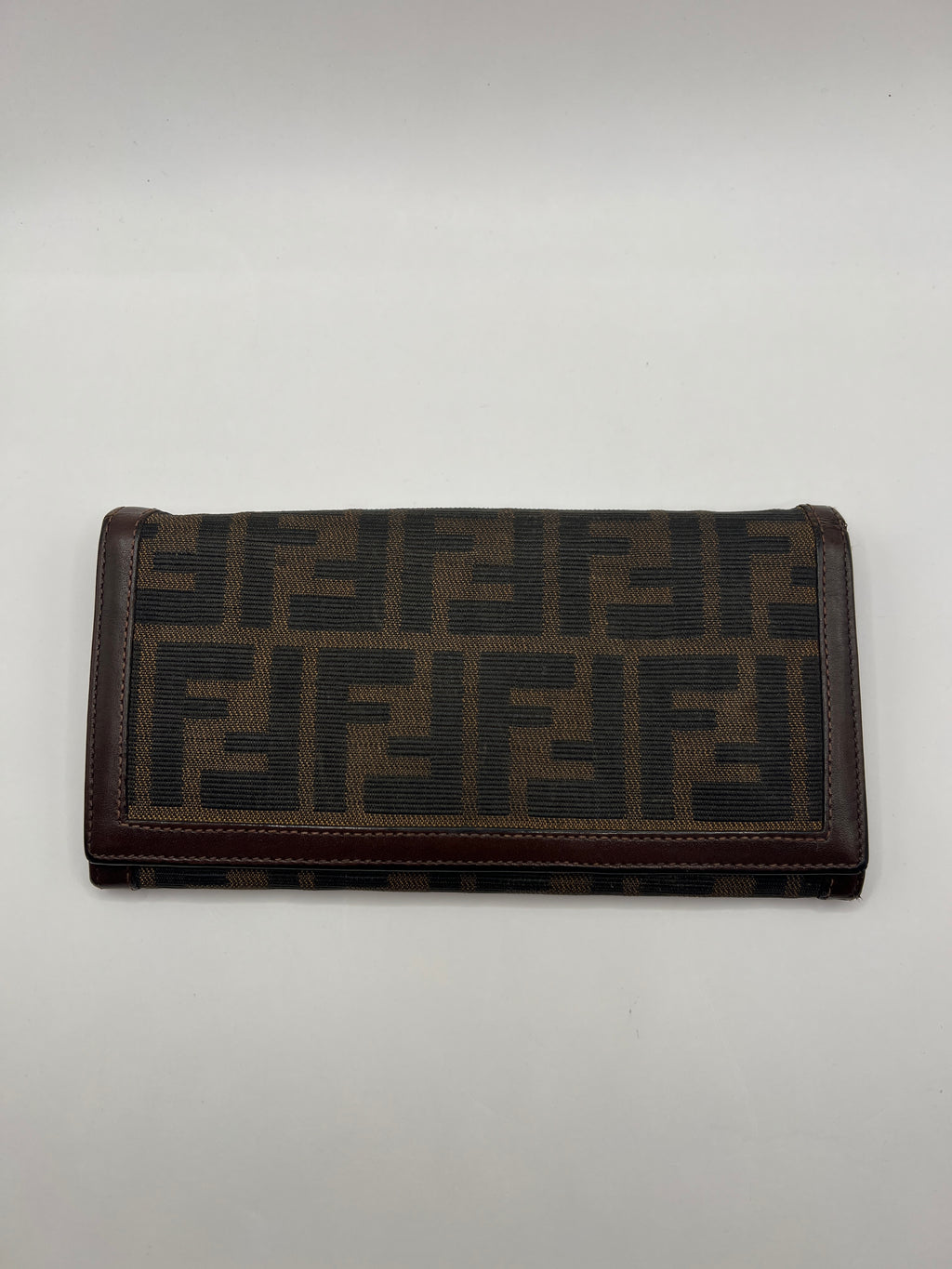 Fendi Zucca Canvas Continental Wallet