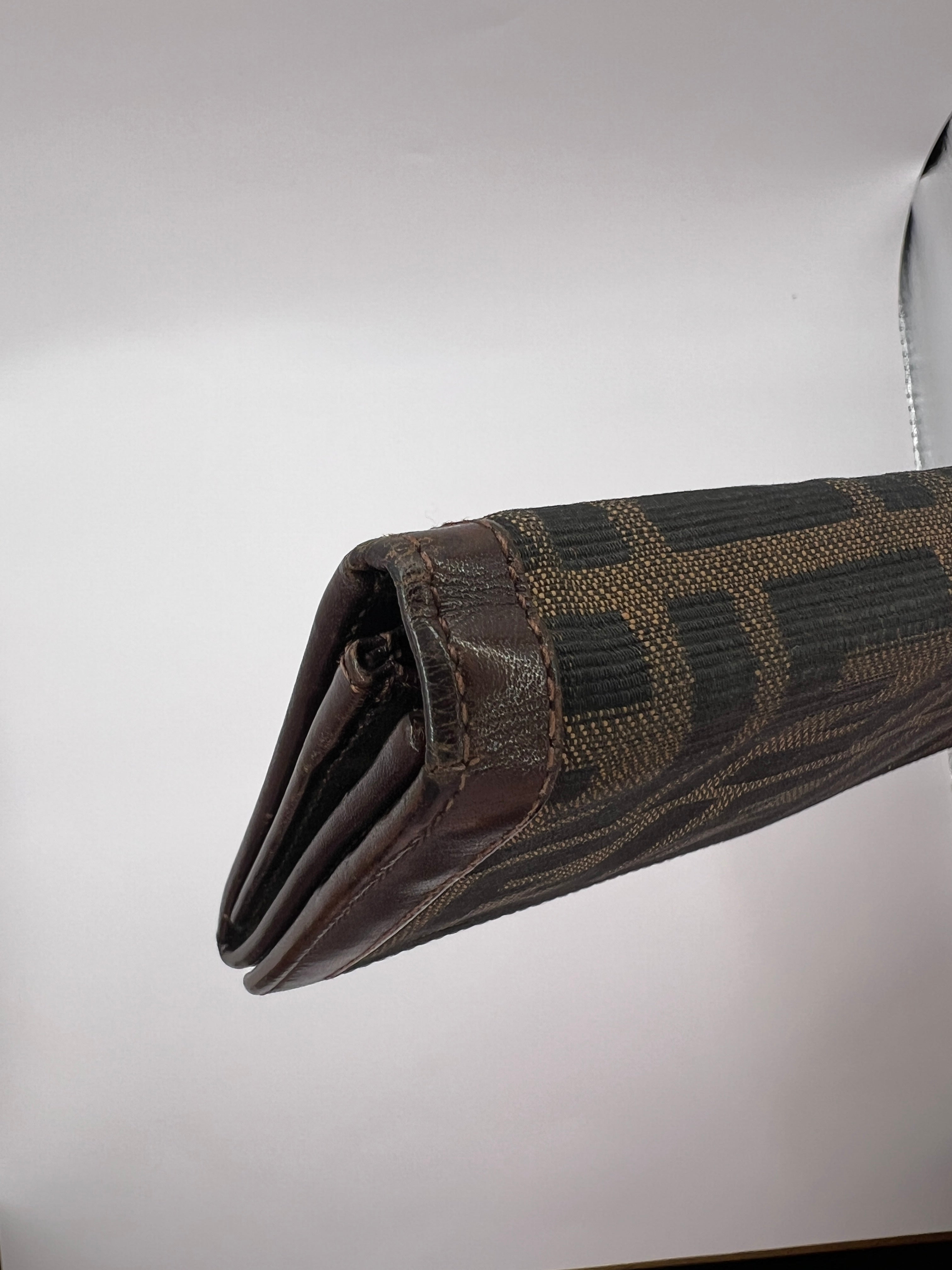 Fendi Zucca Canvas Continental Wallet