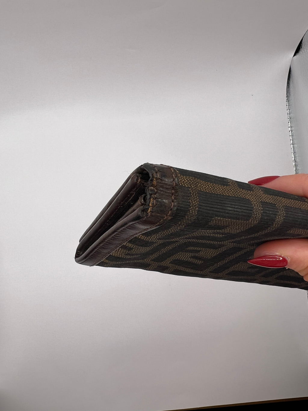 Fendi Zucca Canvas Continental Wallet