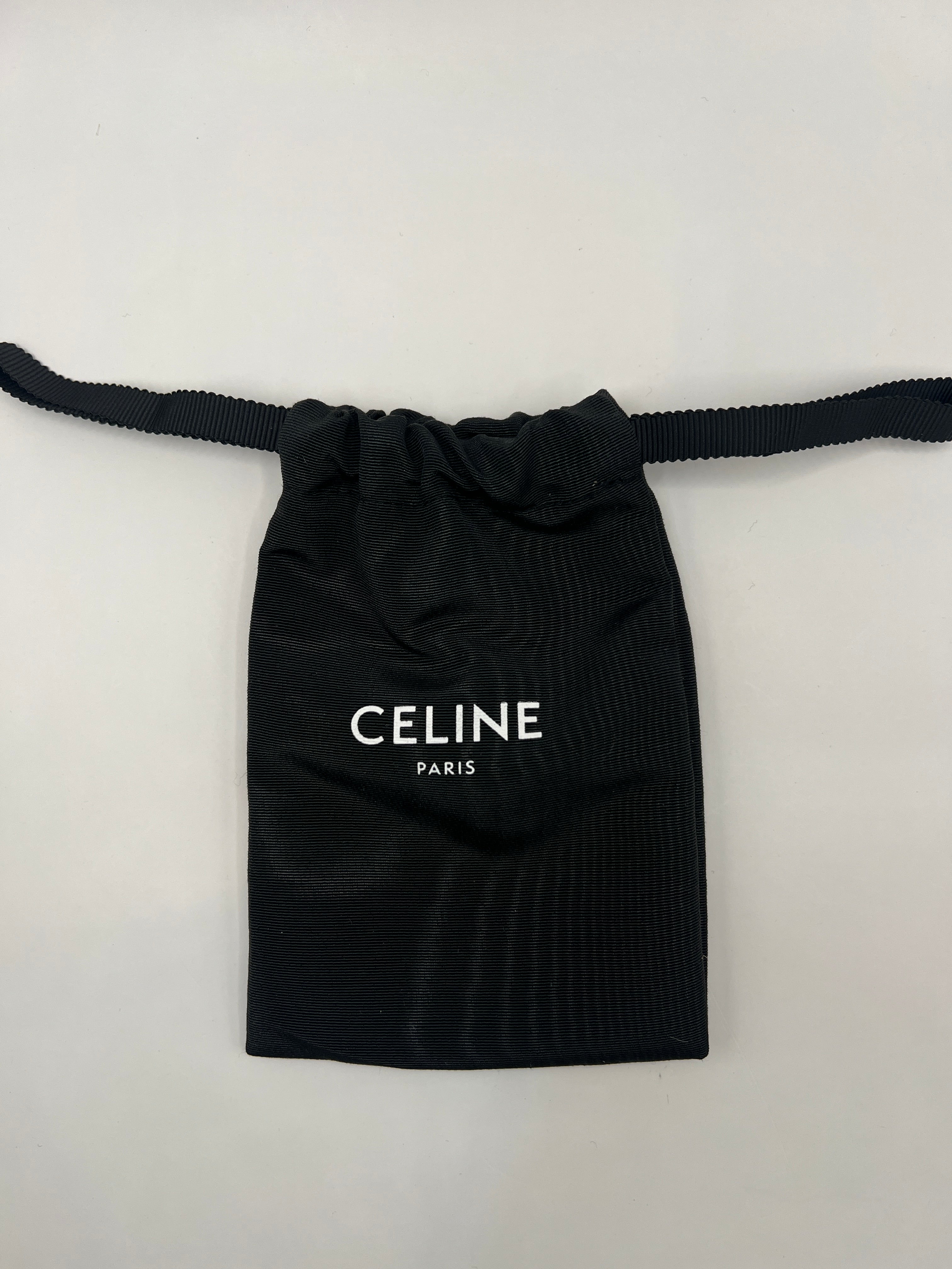 Celine Key Holder in Triomphe Canvas and Calfskin