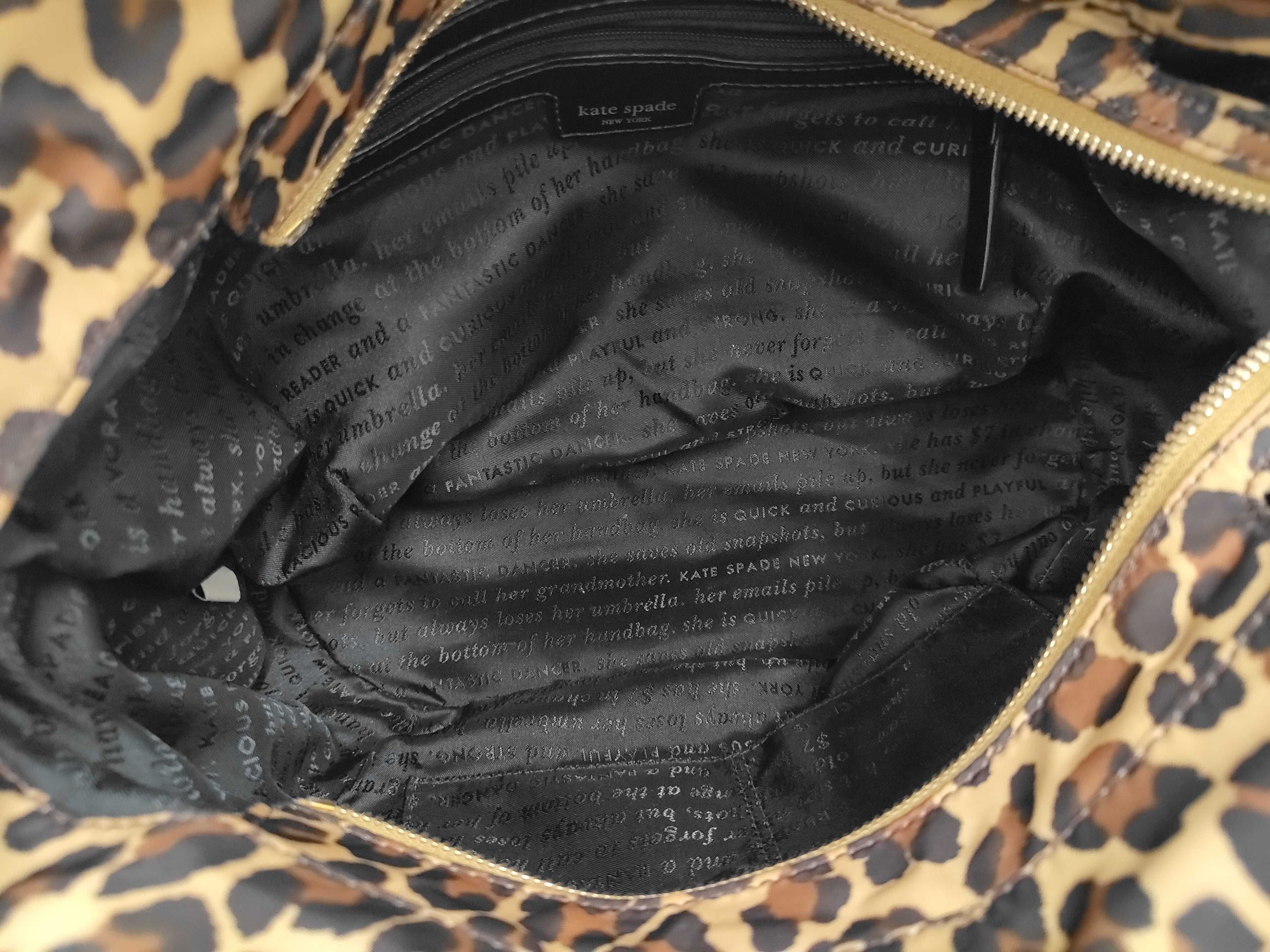 Kate Spade New York Leopard Nylon Shoulder Bag