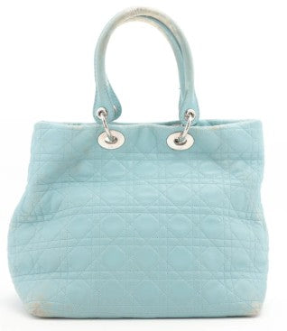 Christian Dior Lady Dior Tote – Powder Blue Cannage Leather