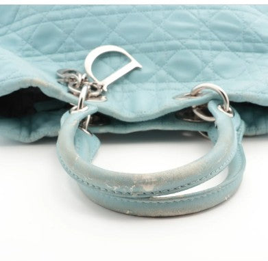 Christian Dior Lady Dior Tote – Powder Blue Cannage Leather
