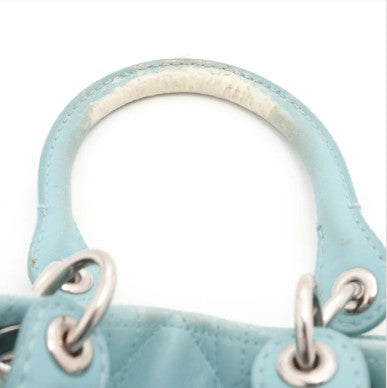 Christian Dior Lady Dior Tote – Powder Blue Cannage Leather