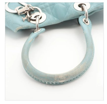 Christian Dior Lady Dior Tote – Powder Blue Cannage Leather