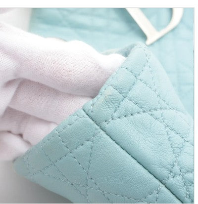 Christian Dior Lady Dior Tote – Powder Blue Cannage Leather