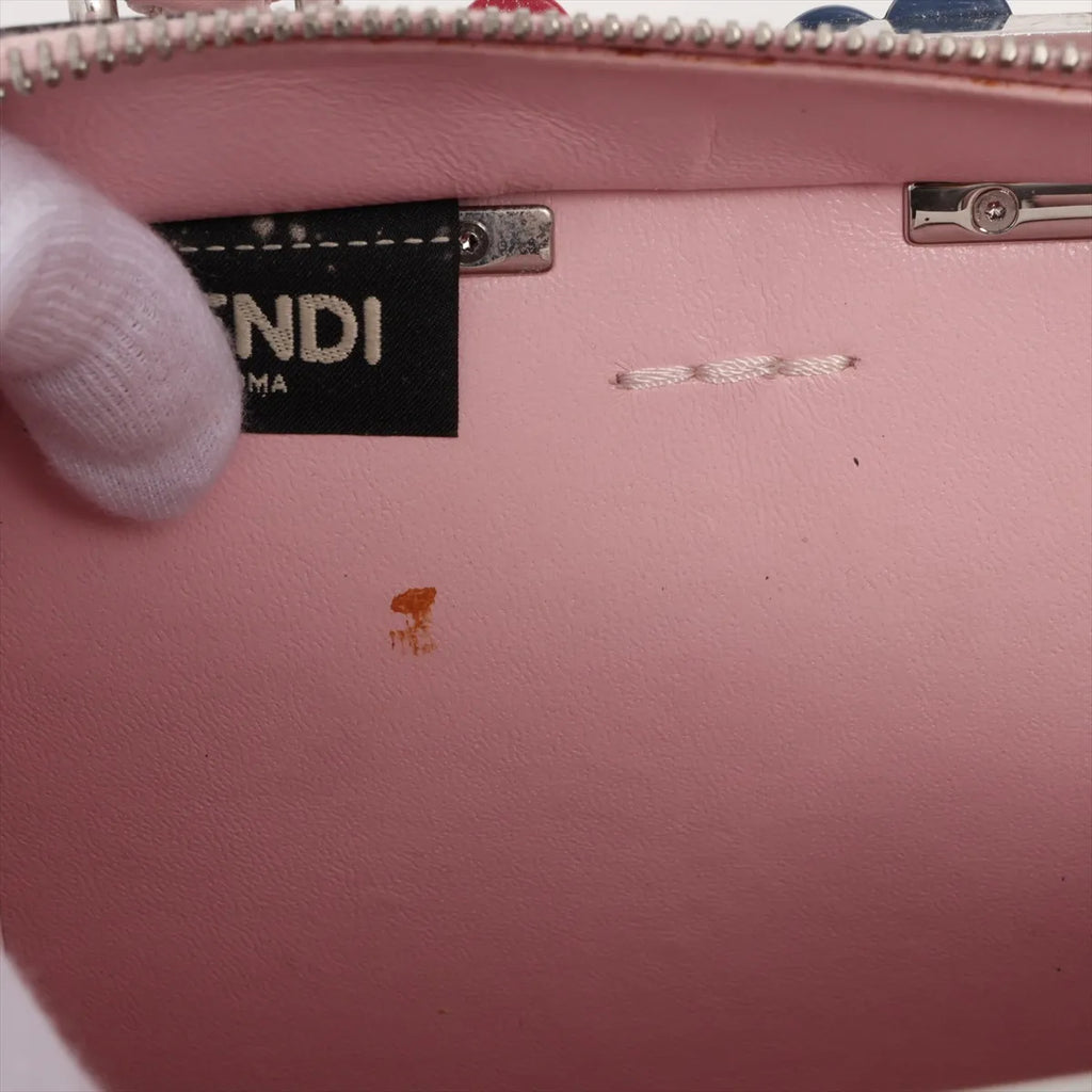 Fendi Petite Trois Jours 2Way Handbag — Pink, Flowerland Studs