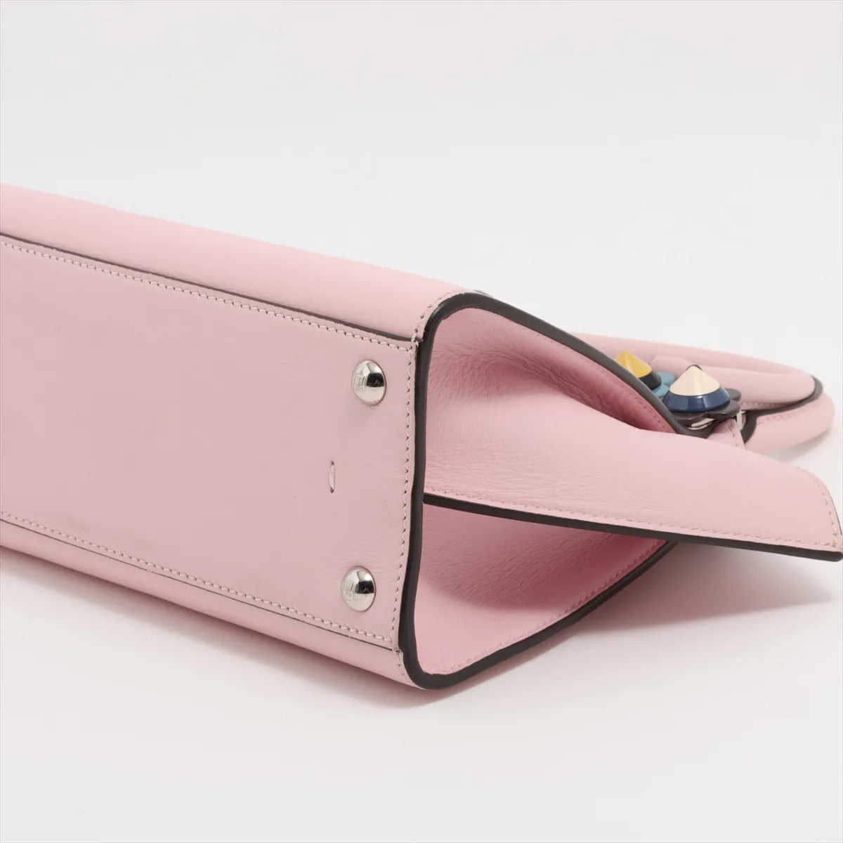 Fendi Petite Trois Jours 2Way Handbag — Pink, Flowerland Studs