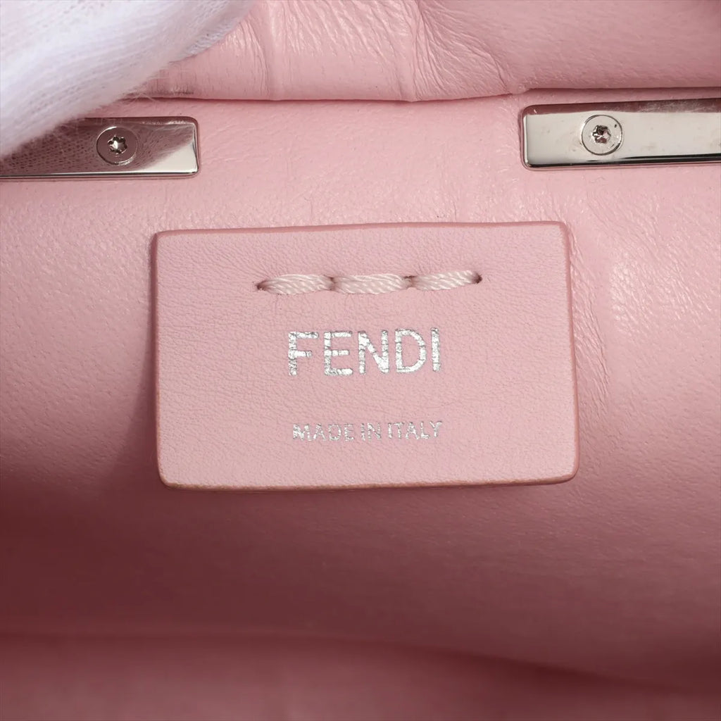 Fendi Petite Trois Jours 2Way Handbag — Pink, Flowerland Studs